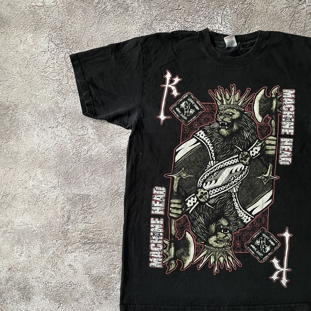 Vintage Vintage Y2K Graphic Tee Black Goth Horror Skeleton Abstract Size US L / EU 52-54 / 3 - 4 Thumbnail