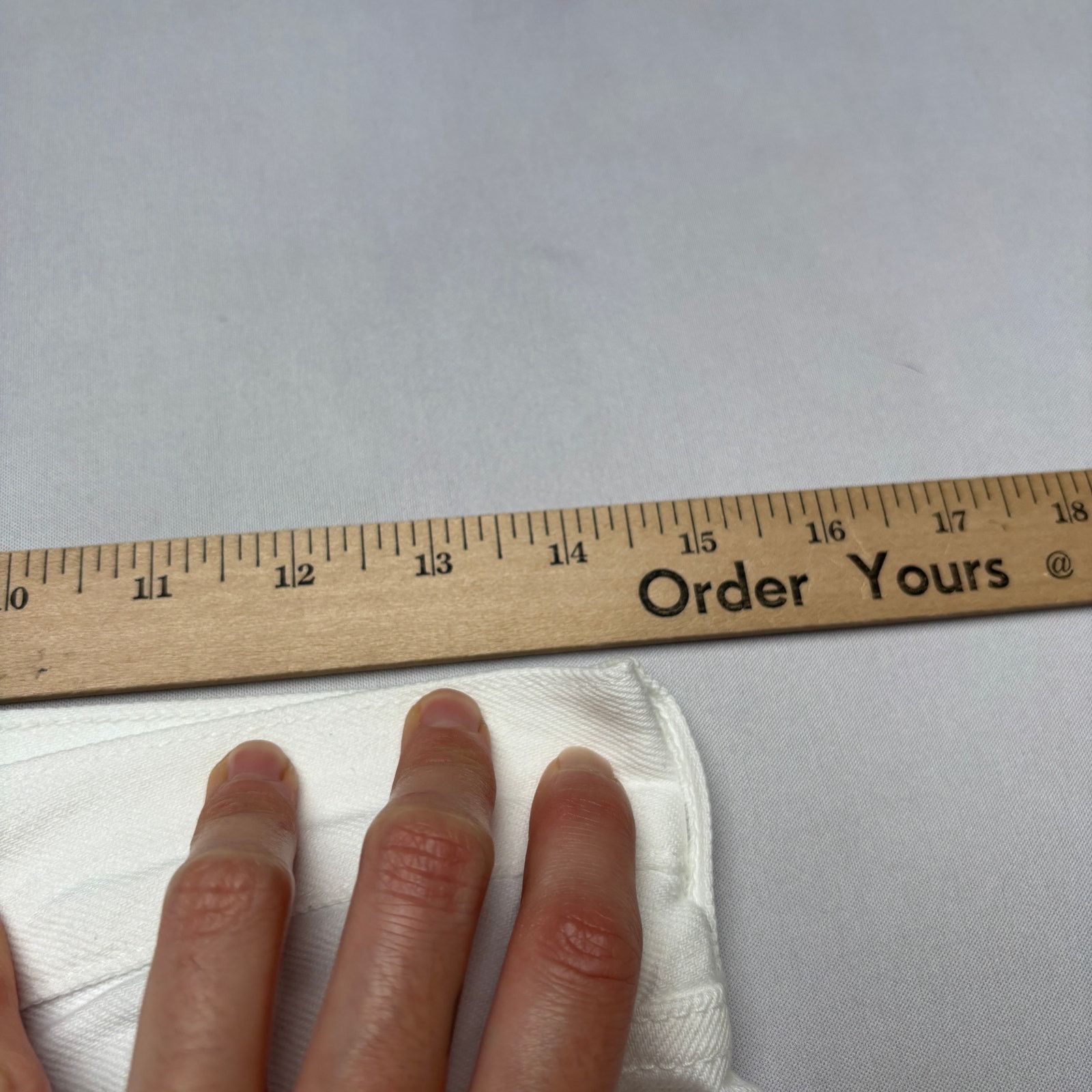 Sid Mashburn $185 Sid Mashburn Slim Straight Jeans 28x32 White Denim Size US 28 / EU 44 - 7 Thumbnail