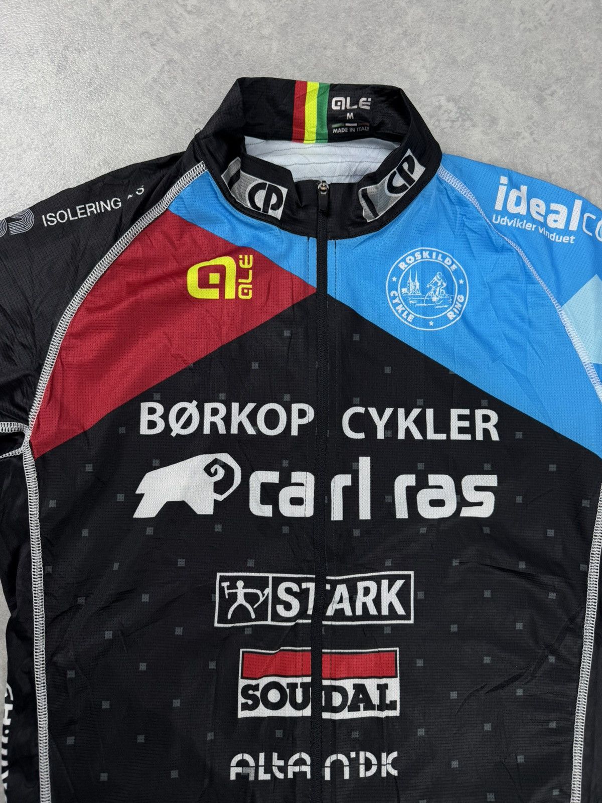 Other ALE Cycling Jersey Borkop Cykler Carl Ras Team Italy Size M Size US M / EU 48-50 / 2 - 4 Thumbnail