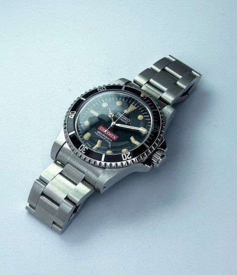 Japanese Brand Seiko Mod Submariner Comex Black Dial Oyster Steel Watch Size ONE SIZE - 6 Thumbnail