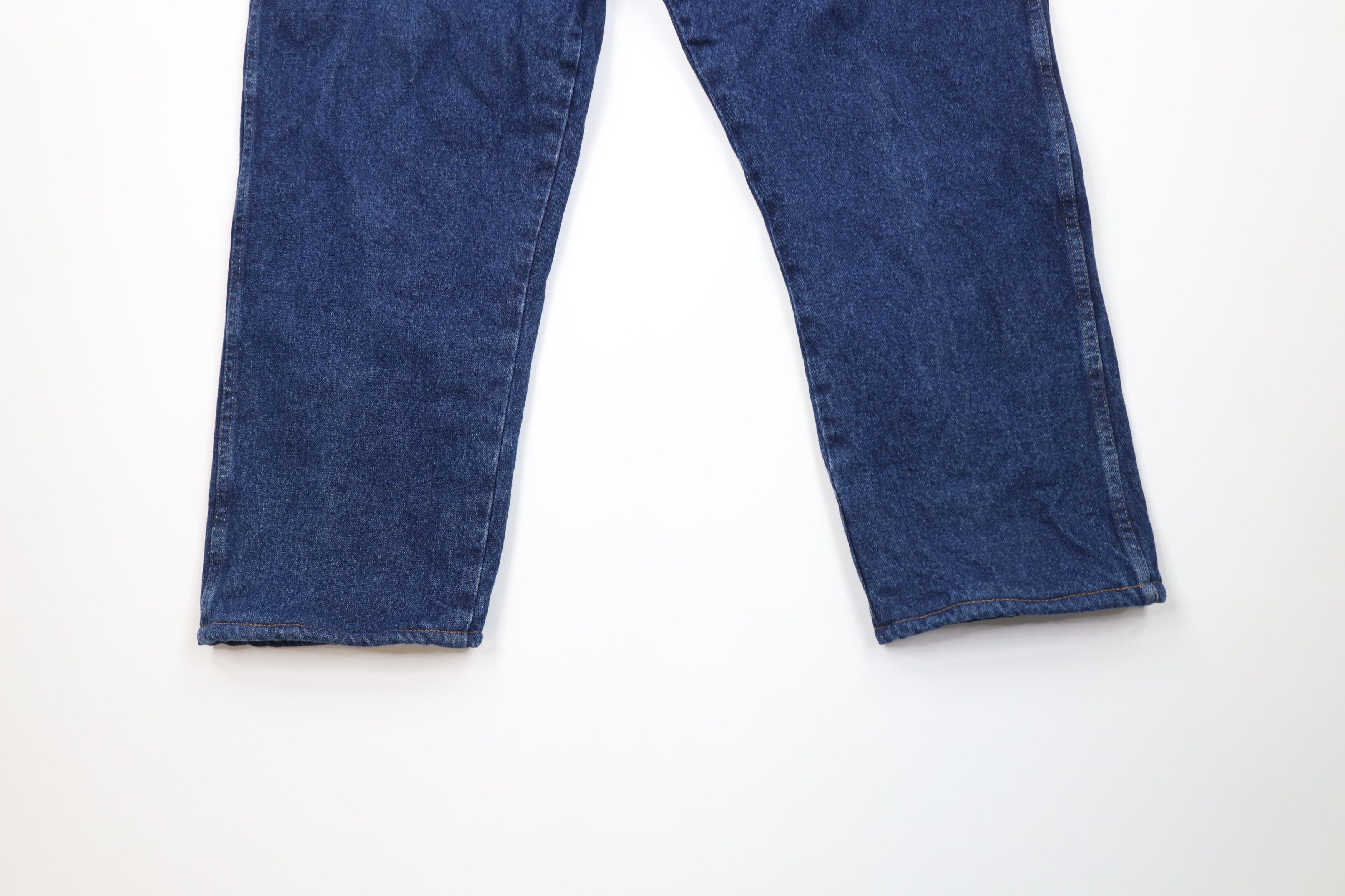 Cabelas Vintage Cabelas Heavyweight Lined Wide Leg Denim Jeans Blue Size US 42 / EU 58 - 5 Thumbnail