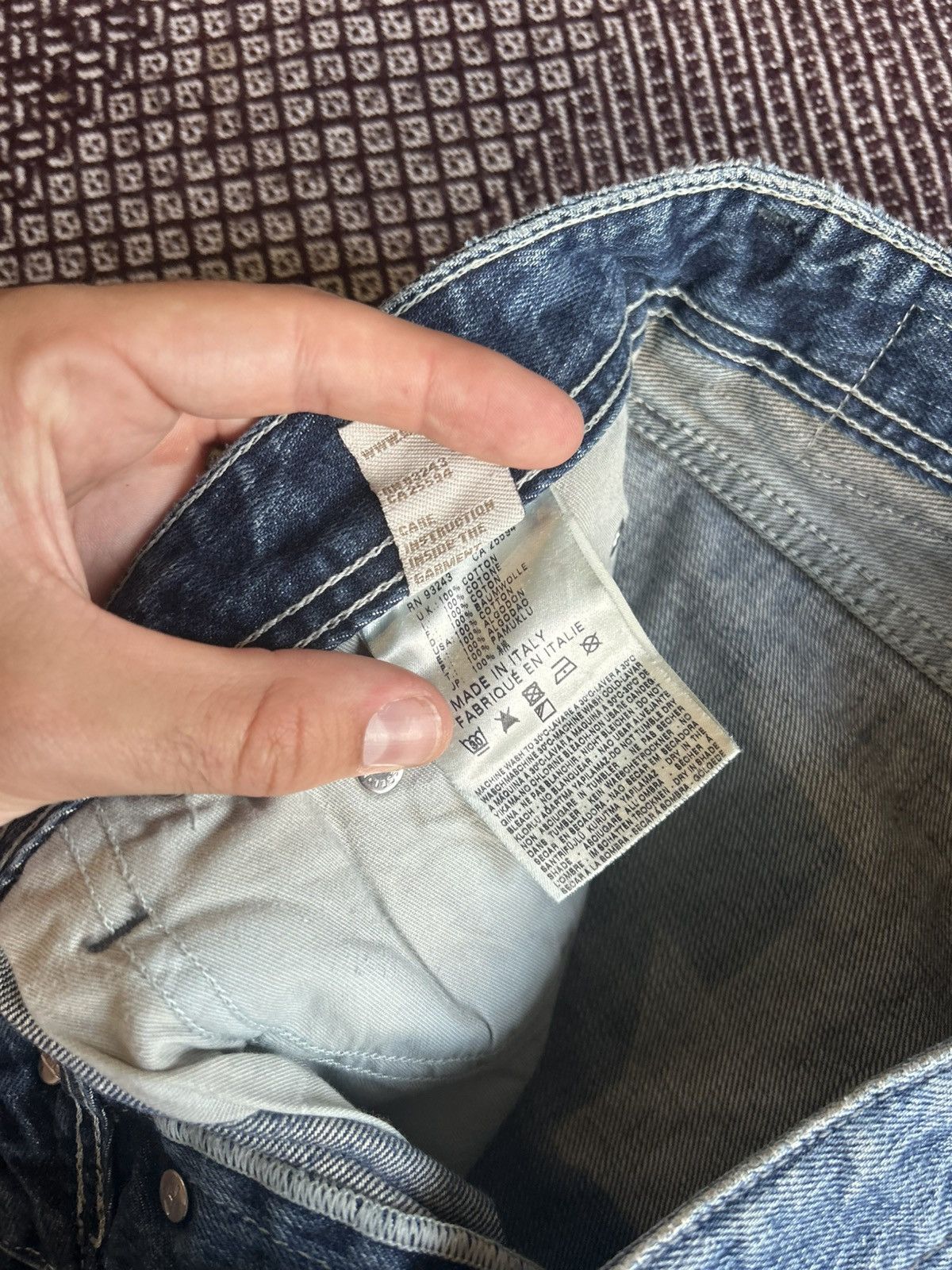 Vintage Vintage Diesel Larkee Denim Shorts Faded Japanese Size 32x34 Size US 32 / EU 48 - 12 Thumbnail