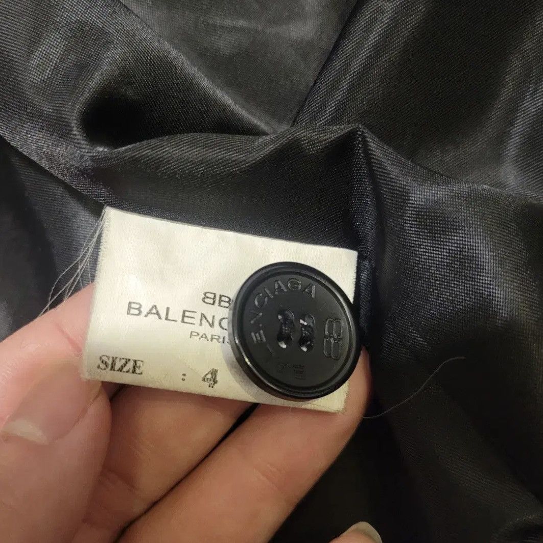 Balenciaga Balenciaga Leather Jacket/Coat Size US XL / EU 56 / 4 - 8 Thumbnail