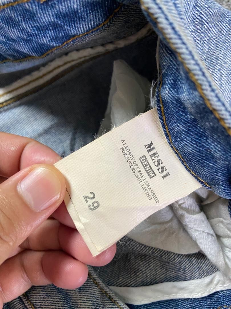 Japanese Brand Messi Jeans Collection Distressed Skinny Jeans (197) Size US 30 / EU 46 - 5 Thumbnail