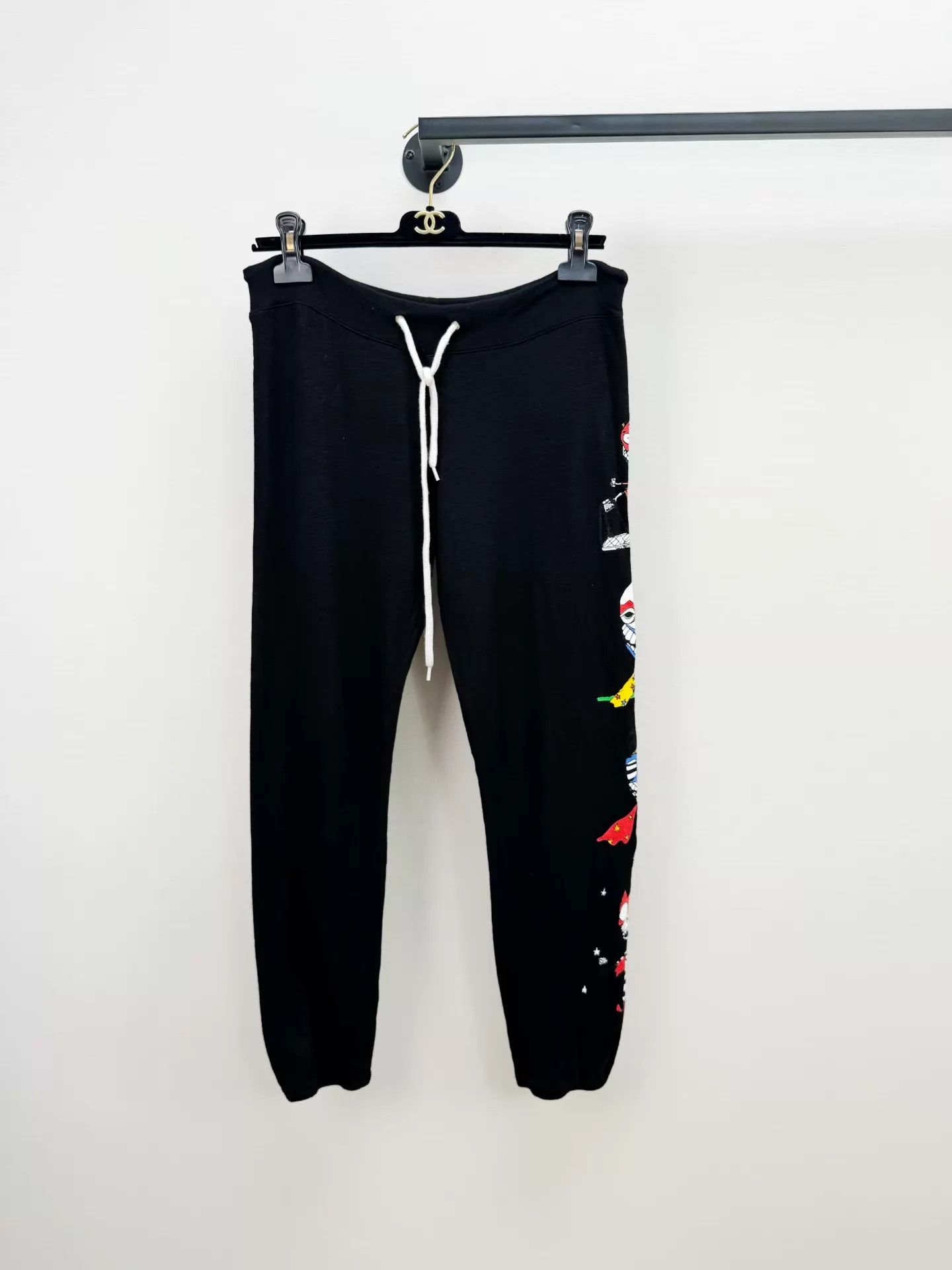 Chrome Hearts Chrome Hearts Black Track Pants S Worn 2-3 Times Size US 29 - 1 Thumbnail
