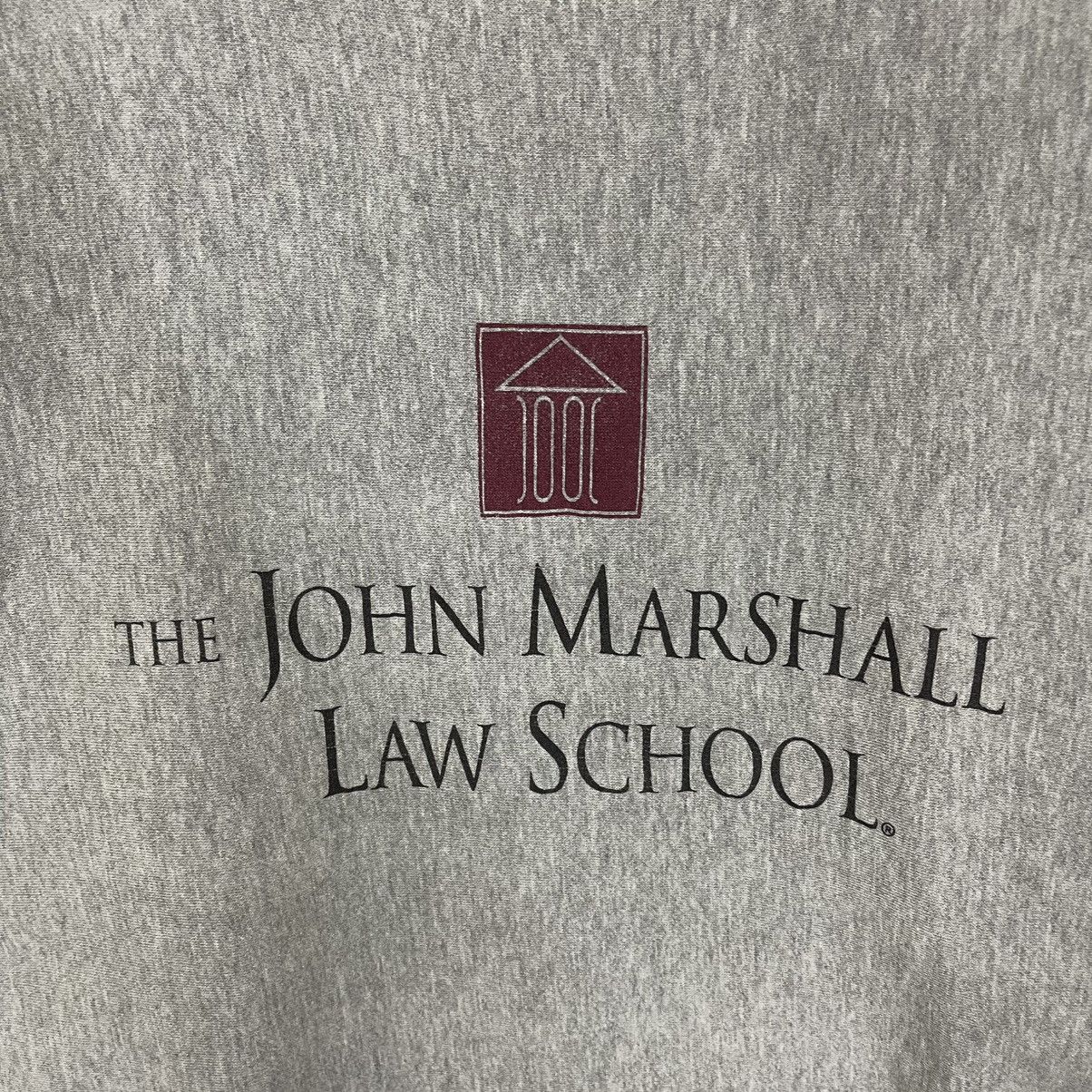 Vintage Vintage 90s The John Marshall Law School Big Logo Sweatshirt Size US L / EU 52-54 / 3 - 5 Thumbnail