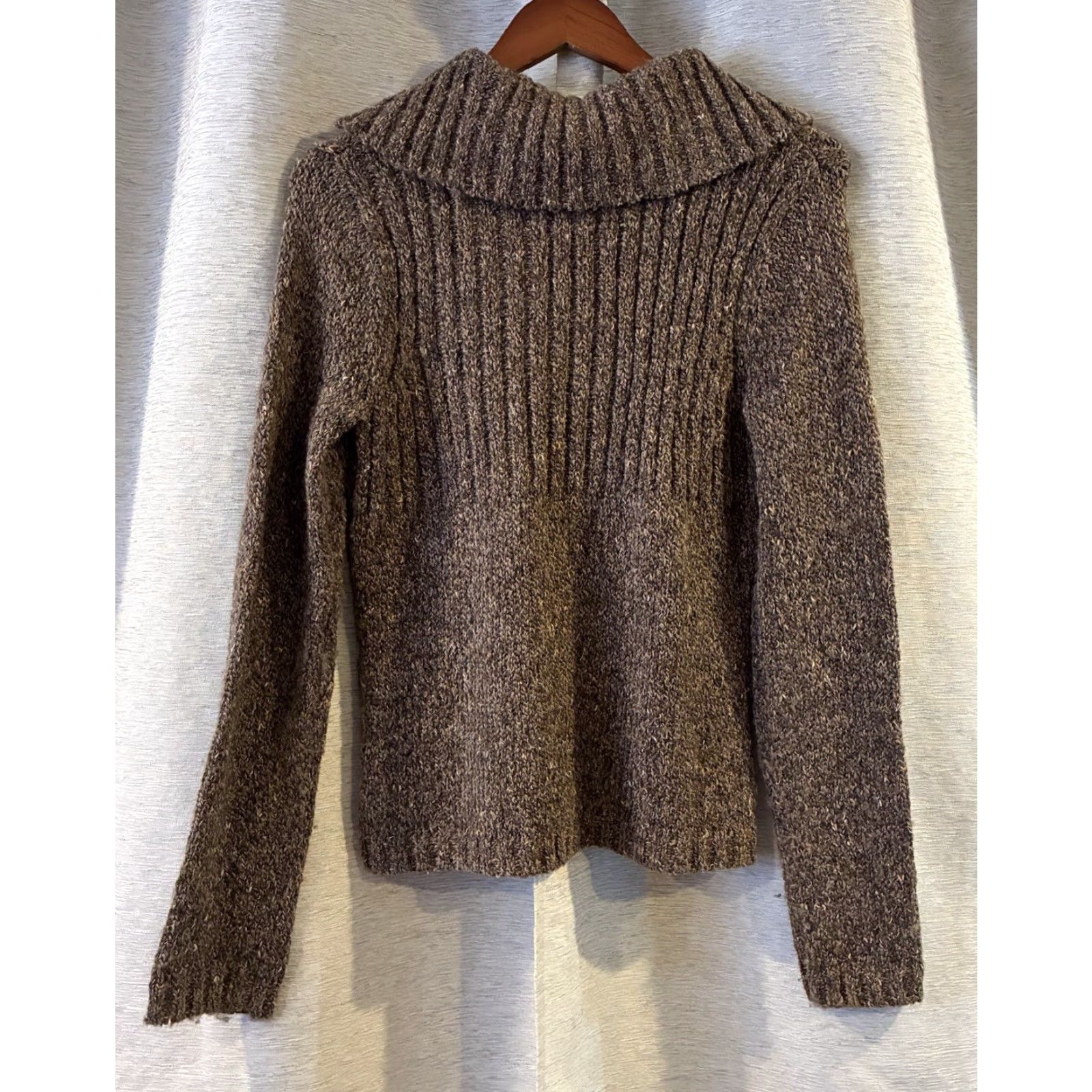Charter Club Charter Club Sweater Women’s Small Flecked Yarn Knit Quarter Zip Cabincore Ski Size S / US 4 / IT 40 - 4 Thumbnail