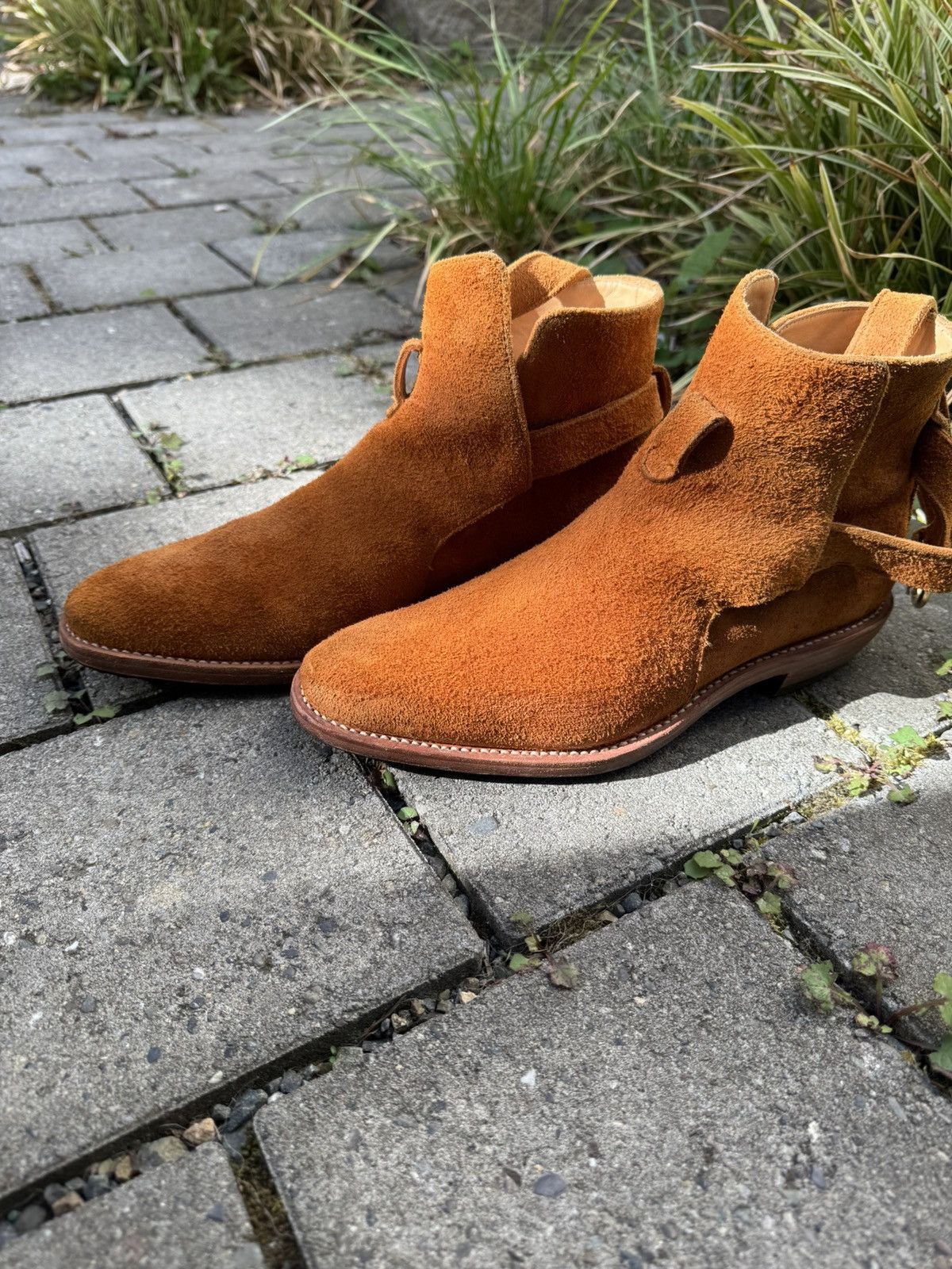 Other Wan Er Kudu Suede Jodhpur Boots – Size 41 Size US 8 / EU 41 - 3 Thumbnail