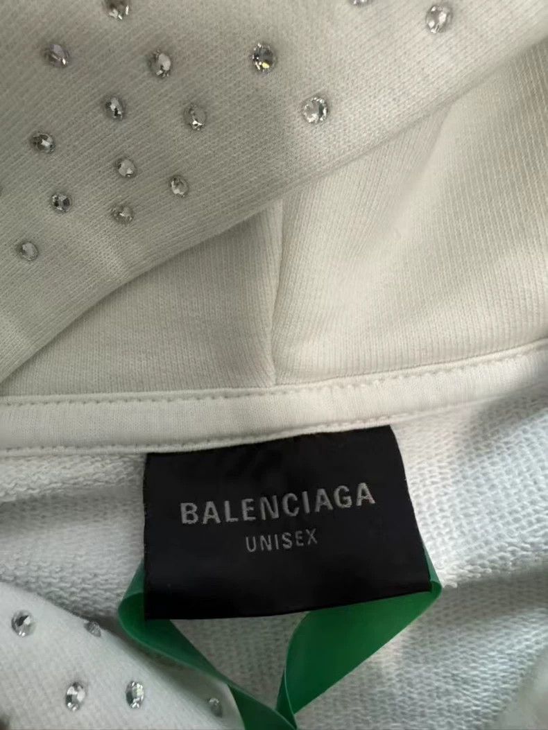 Balenciaga Balenciaga Full Print Diamond Zip Hoodie Size US XS / EU 42 / 0 - 3 Thumbnail