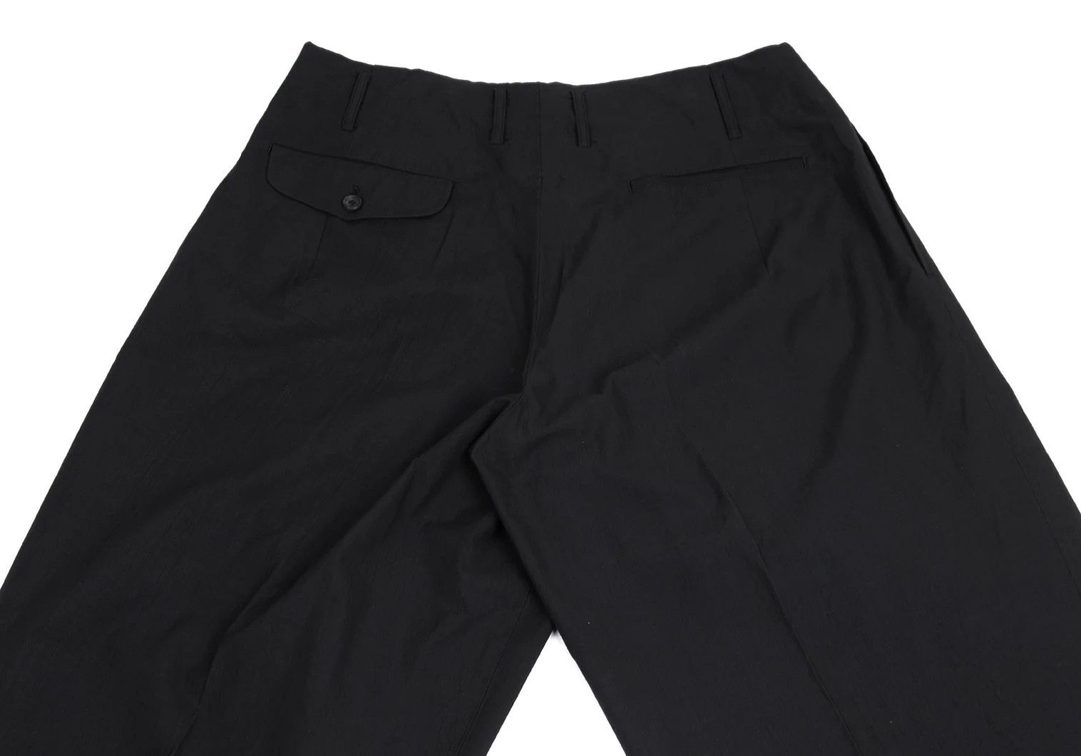 Yohji Yamamoto Yohji Yamamoto Cotton Tapered Pants Black S Size US 30 / EU 46 - 9 Thumbnail
