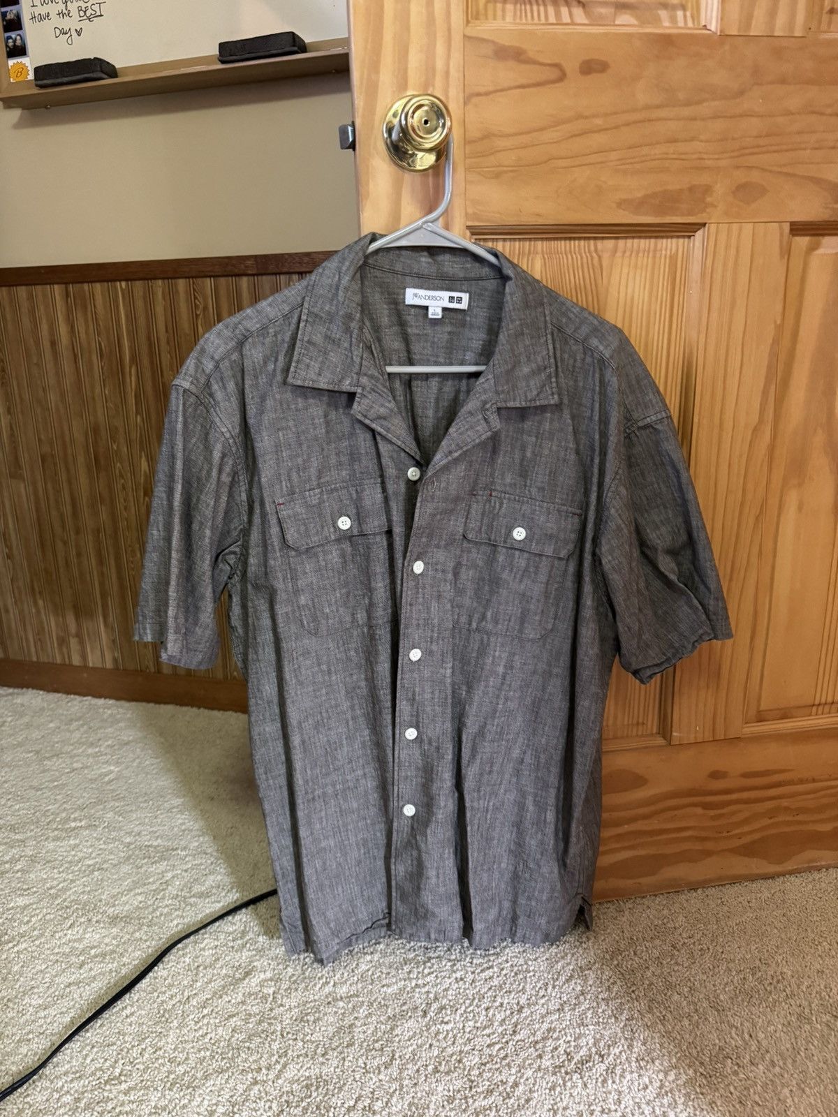 JW Anderson × Uniqlo JW Anderson x Uniqlo SS Camp Collar Button Up Size US L / EU 52-54 / 3 - 1 Preview