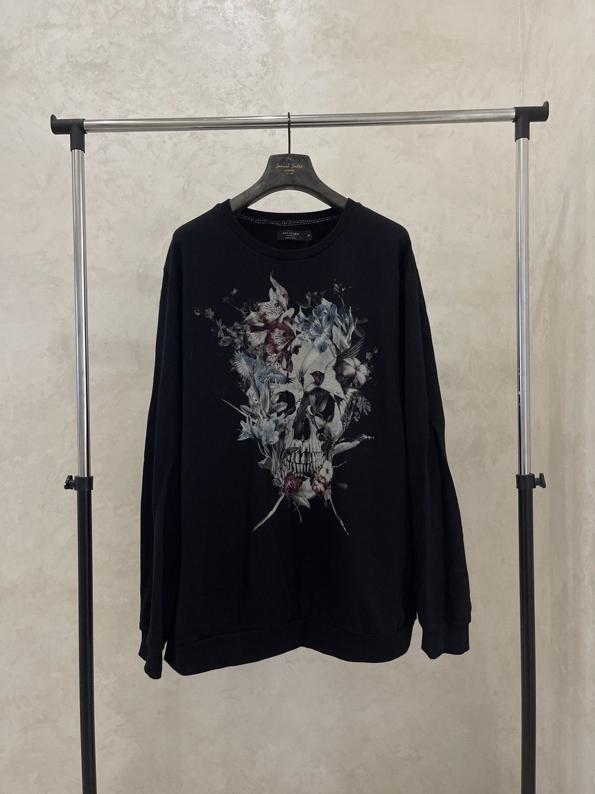 Vintage Religion sweatshirt big skull logo size 3XL sweater Size US XXL / EU 58 / 5 - 1 Thumbnail
