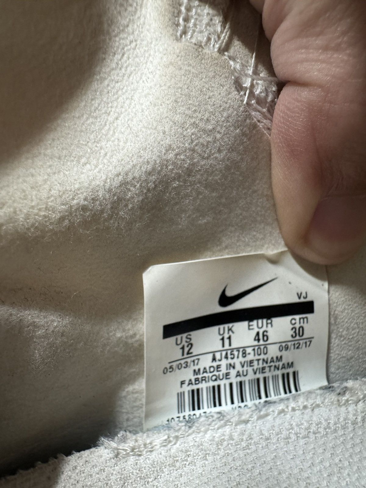 Off-White Nike React Hyperdunk 2017 Flyknit x Off White Size US 12 / EU 45 - 9 Thumbnail