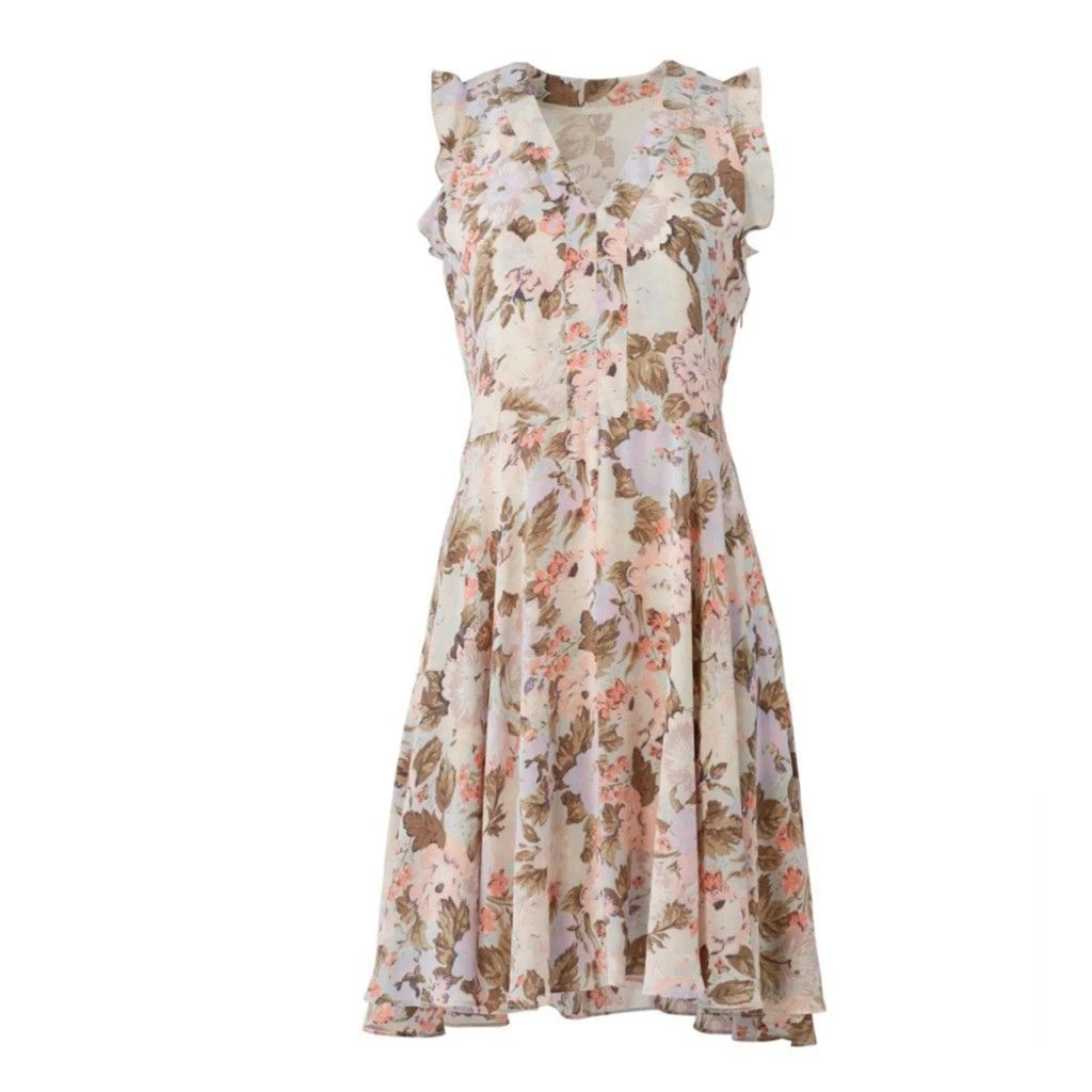 Rebecca Taylor Rebecca Taylor Floral Silk Shift Dress Dual Lined Size 2 Size XS / US 0-2 / IT 36-38 - 4 Thumbnail