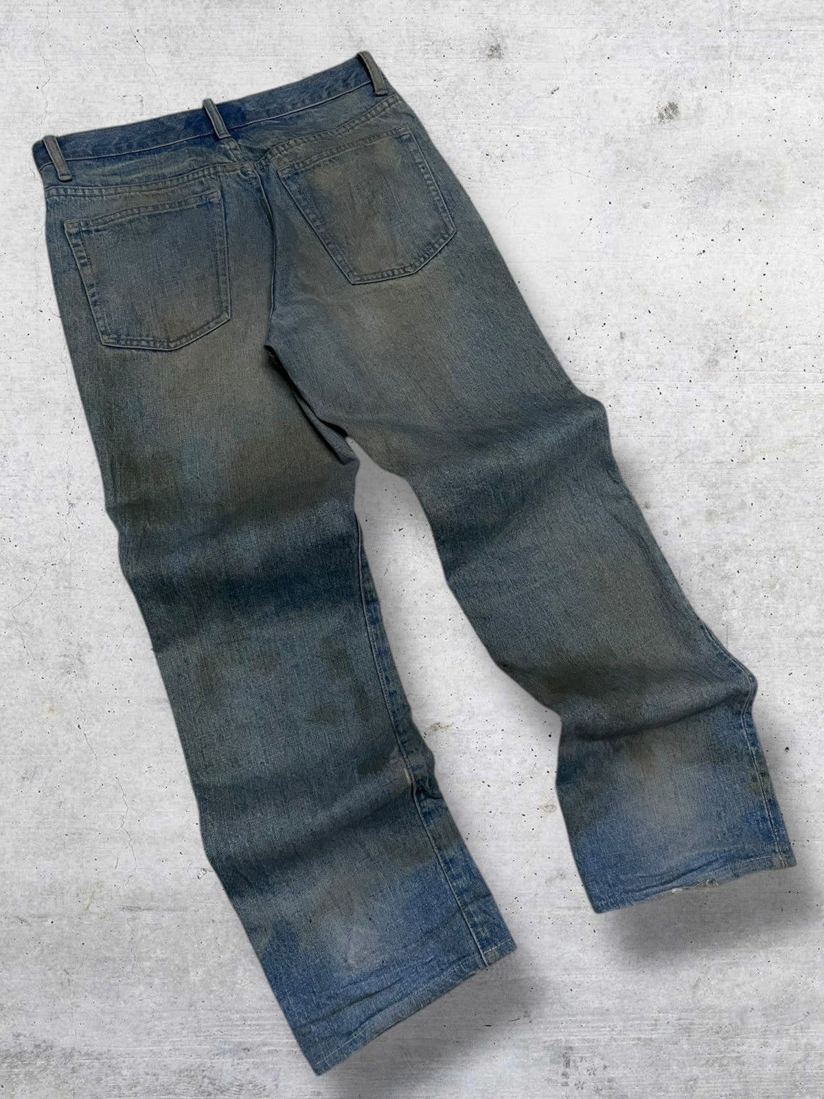 Hysteric Glamour RARE VINTAGE POINT OPERATION JAPAN DESIGNER MUDWASH STYLE Size US 29 - 10 Thumbnail