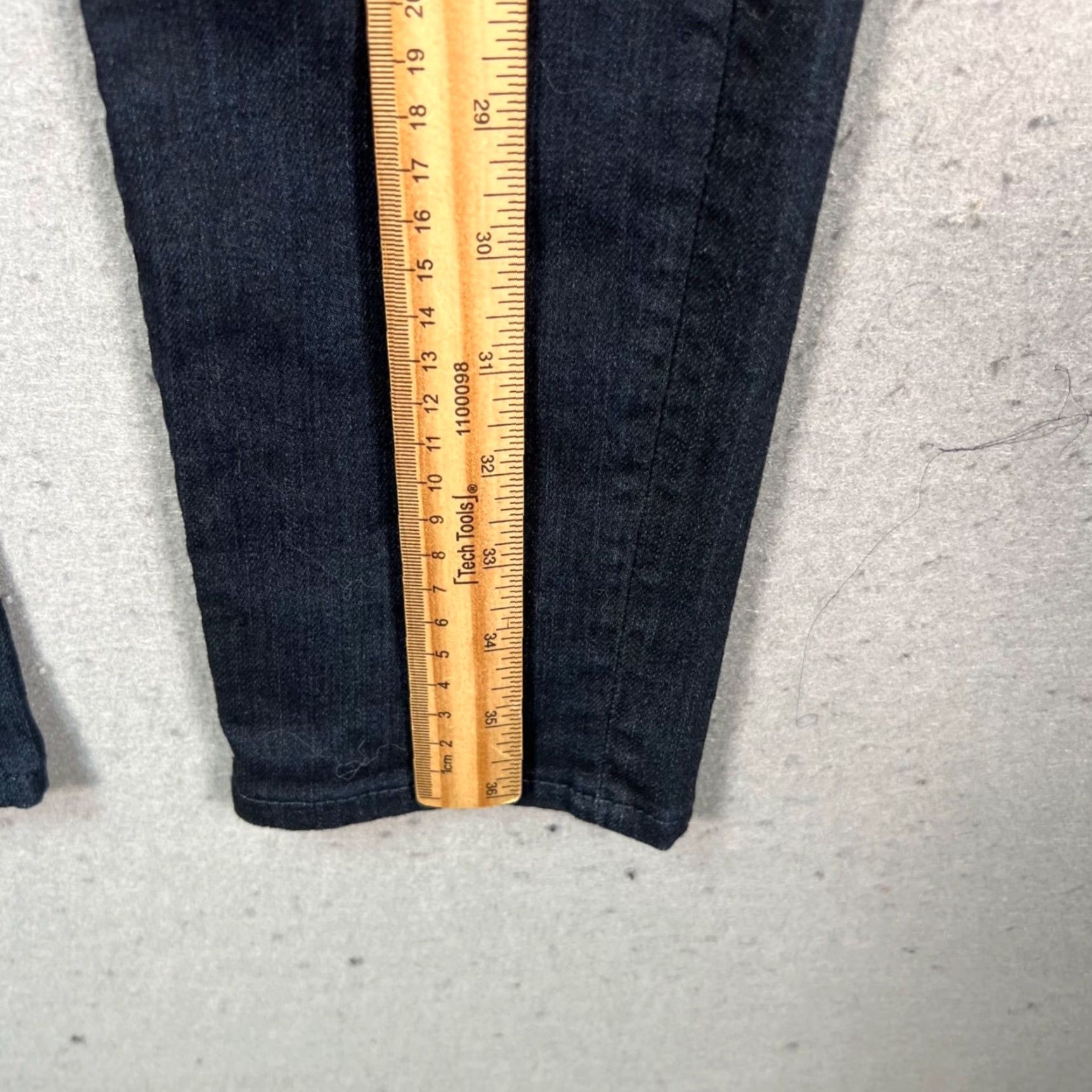 Denime Earnest Sewn Womens Jeans Harlan Dark Wash Skinny 27 Inseam 30 Inseam Denim 5-Pocket Design blue Size 27" / US 4 / IT 40 - 7 Thumbnail