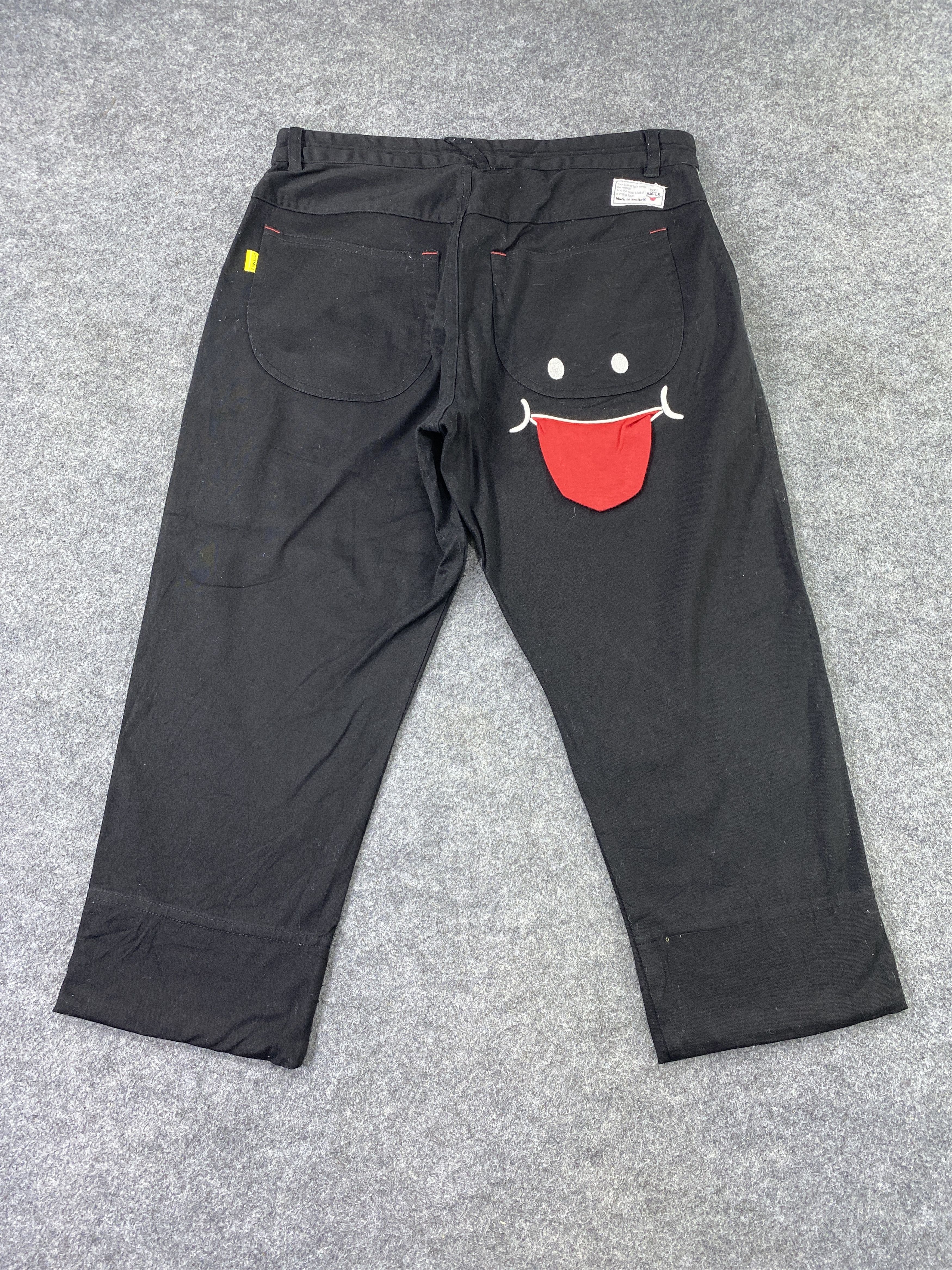 Japanese Brand UP! SMILE MADE IN SMILE 3D Tongue 3 Quarter Shorts -J1109 Size US 31 - 4 Thumbnail