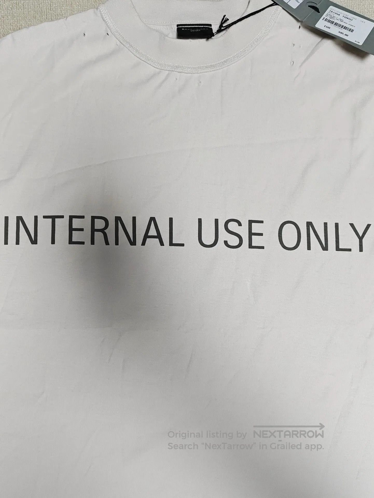 Balenciaga Balenciaga Internal Use Only Reversed Tee. Size US M / EU 48-50 / 2 - 4 Thumbnail