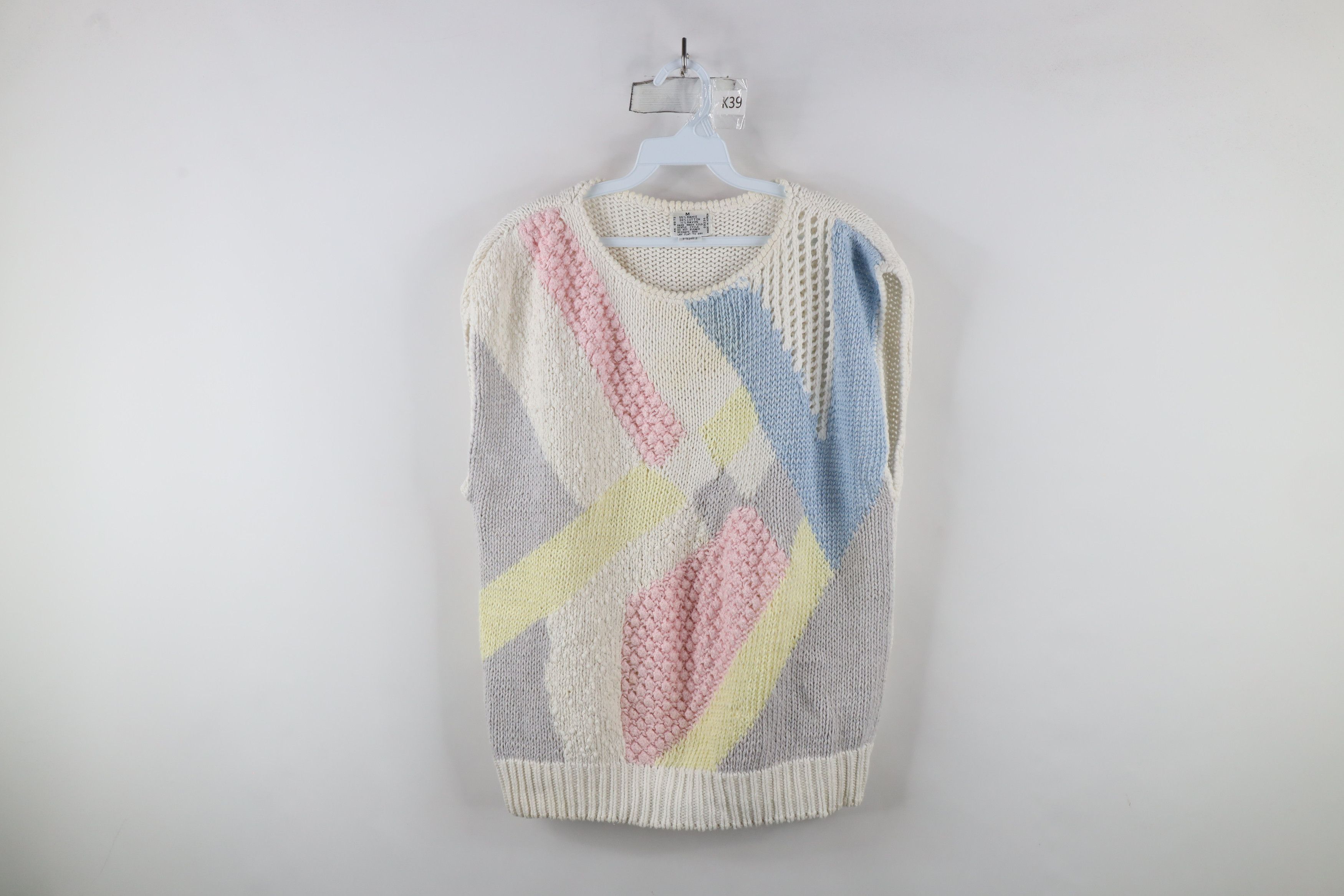 Vintage Vintage 80s 90s Mid Mod Streetwear Knit Sweater Vest Size M / US 6-8 / IT 42-44 - 1 Thumbnail