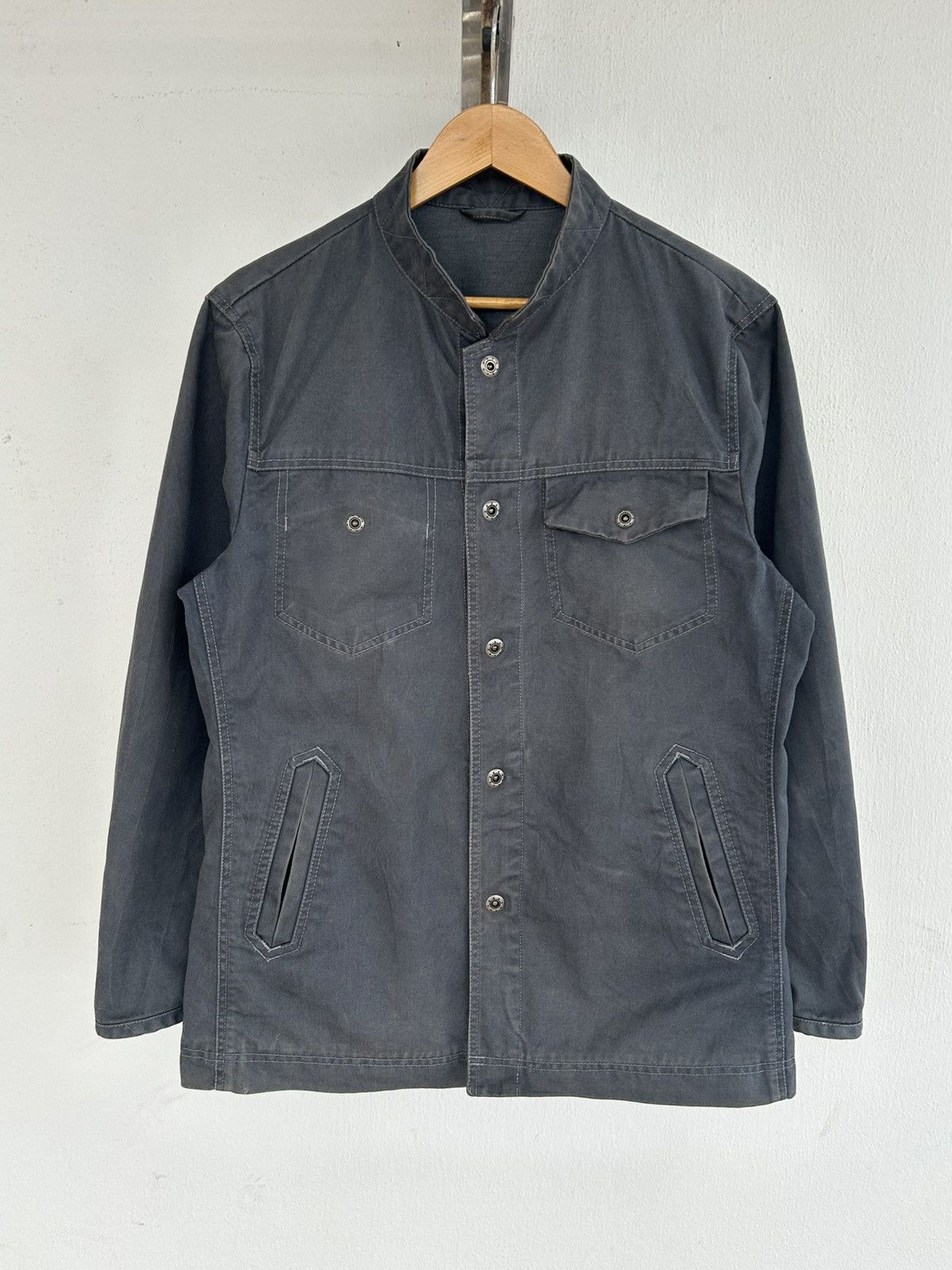 JUN MEN Jun Men Vintage Japan Button Ups Black Shirt Size US L / EU 52-54 / 3 - 1 Thumbnail