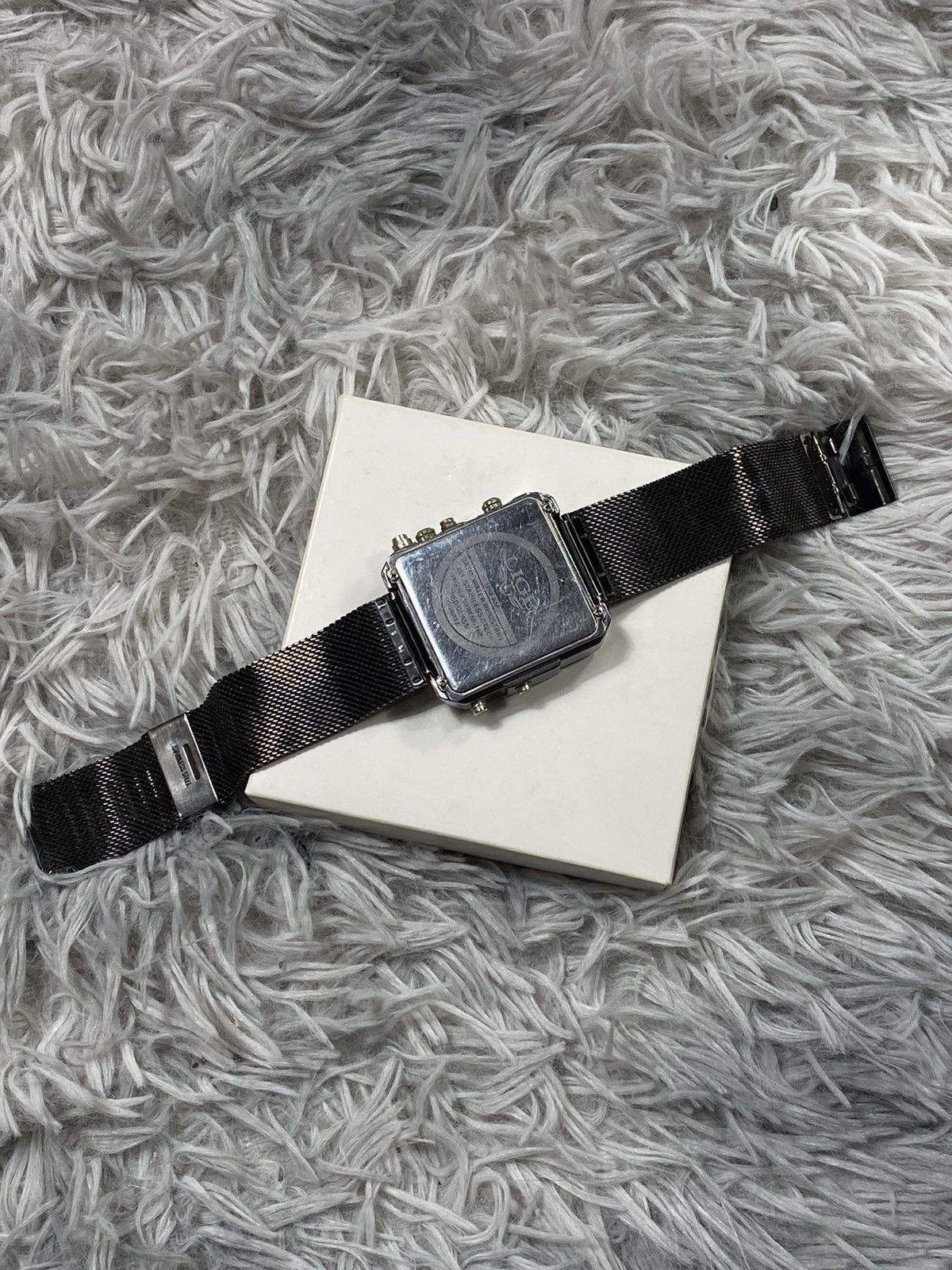Japanese Brand Unique Square Multi-Dial Watch - Japanese Brand Size ONE SIZE - 10 Thumbnail