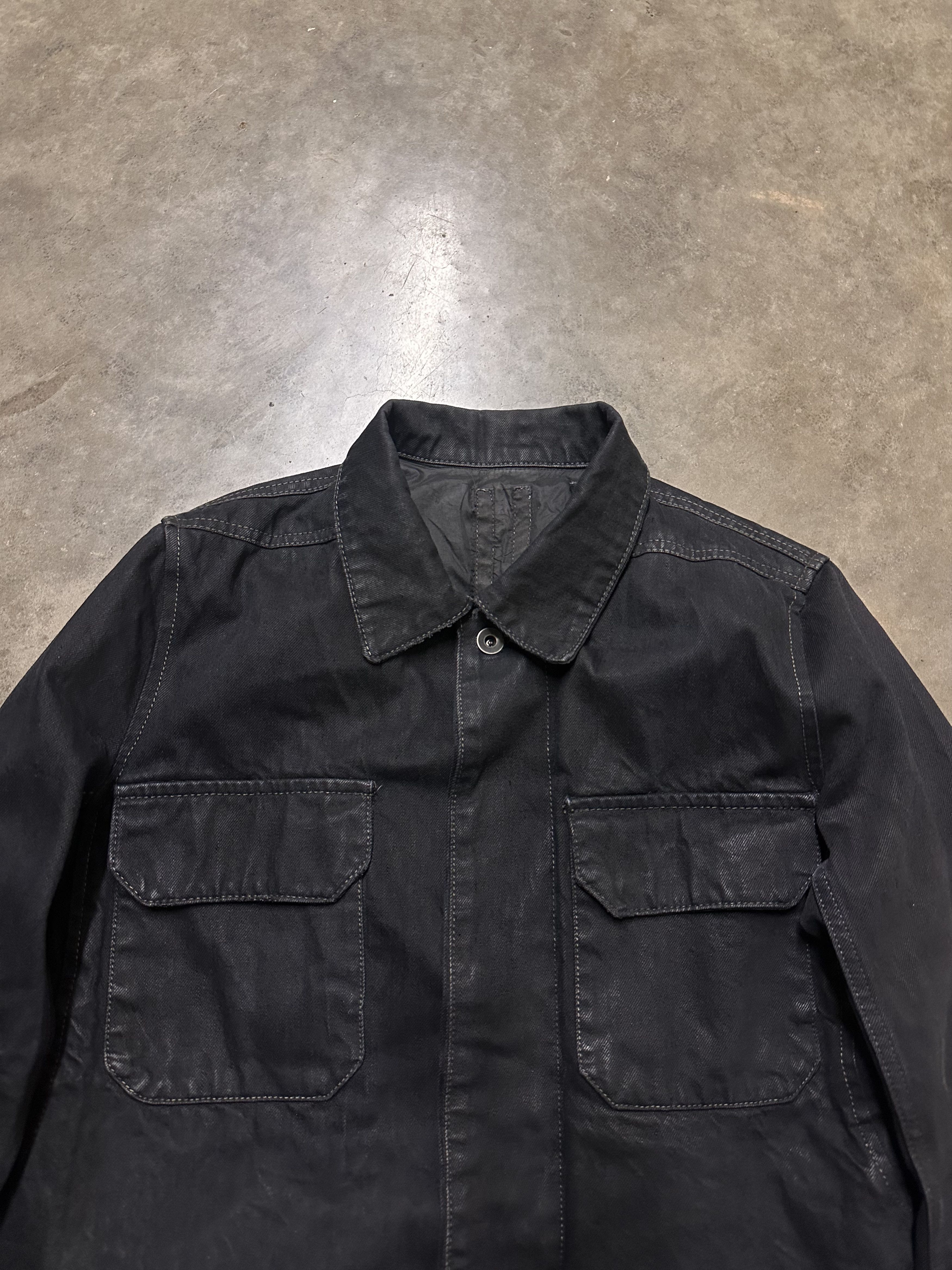 Rick Owens Rick Owens Olmar & Mirta Waxed Trucker Jacket | Grailed