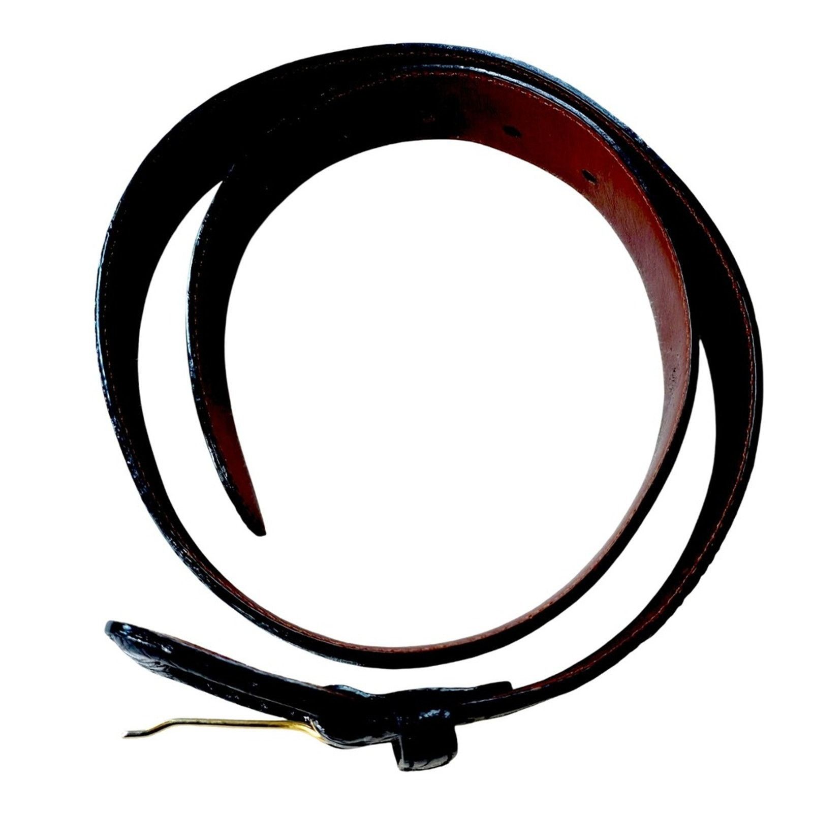 Ralph Lauren Ralph Lauren Genuine American Alligator‎ Leather Belt 30 Size 30 - 9 Thumbnail