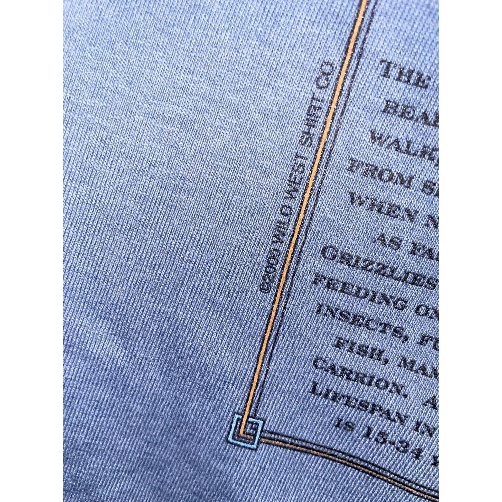 Anvil Vintage Grizzly Bear Shirt The Great Outdoors Tee Nature XL Size US XL / EU 56 / 4 - 7 Thumbnail