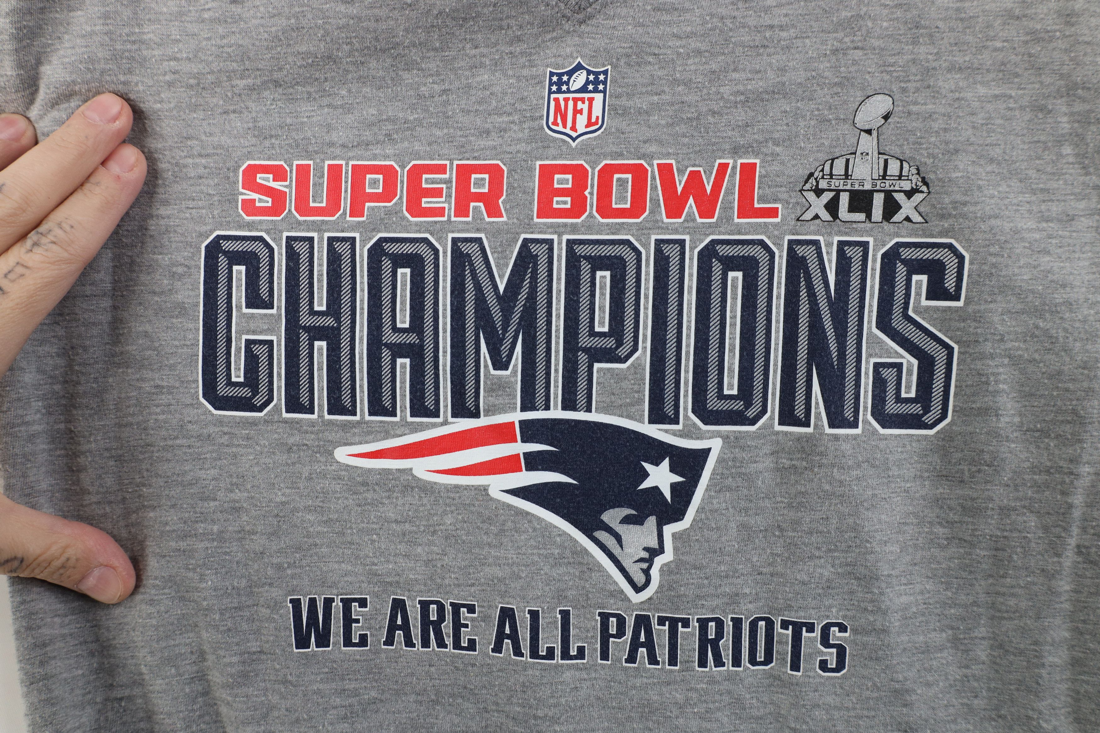Nike Nike Bowl Champs XLIX New England Patriots Football T-Shirt Size XL / US 12-14 / IT 48-50 - 5 Thumbnail