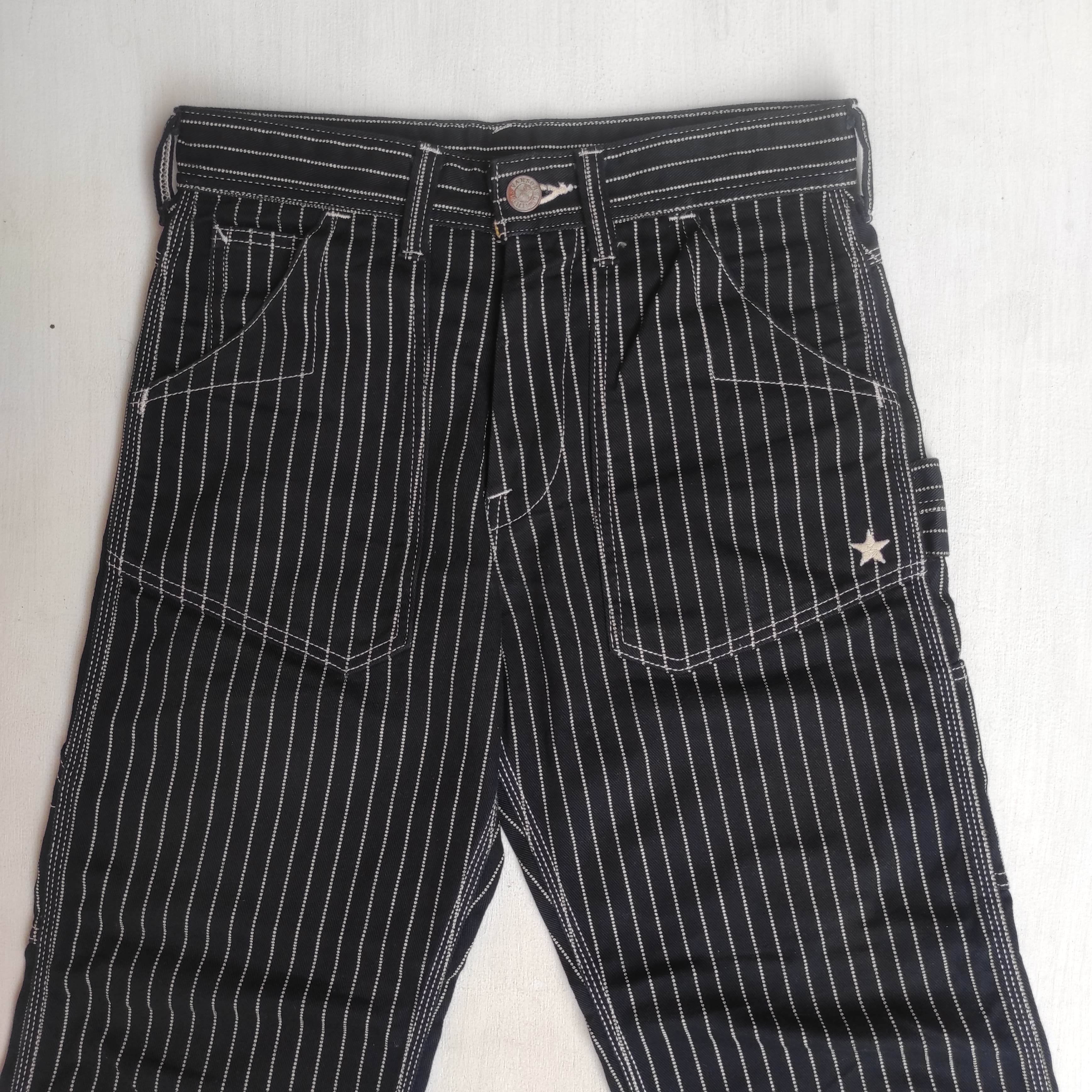 Vanson Leathers Vanson Leather Carpenter Hickory Stripe Pants Size US 30 / EU 46 - 13 Thumbnail