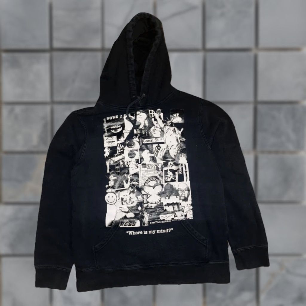 Huf HUF Graphic Collage Hoodie Men Medium Black Streetwear 19x25 Size US M / EU 48-50 / 2 - 1 Thumbnail