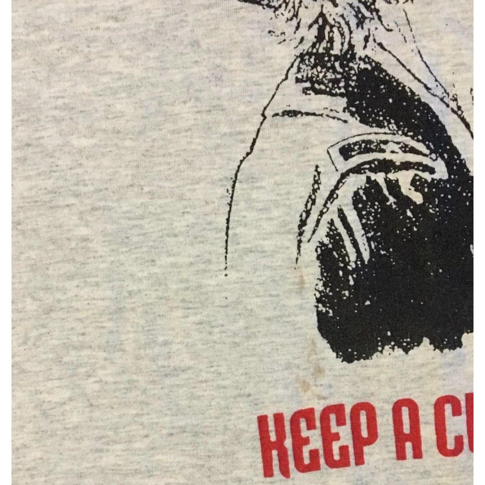 Vintage Vtg 90s Gettysburg Movie Keep A Clear Eye Faded Shirt XL Civil War Army Grunge Nike? Size US XL / EU 56 / 4 - 7 Thumbnail
