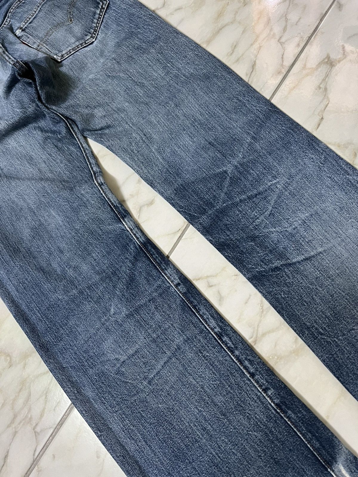 Levi's × Levi's Vintage Clothing 💥Vintage 90’s💥Levis Big E 501 XX Distress Selvedge Jean Size US 28 / EU 44 - 12 Thumbnail