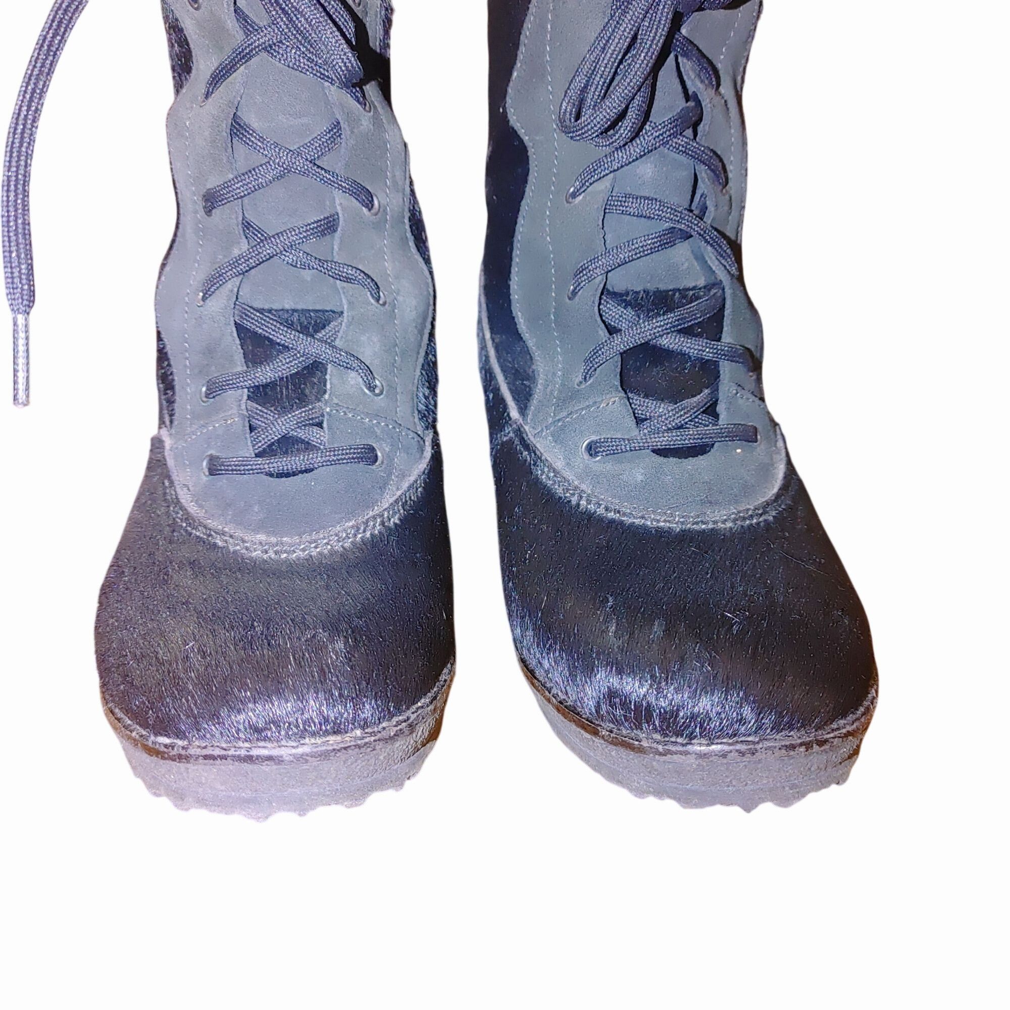Other Oscar Sport Boots Black Ponyhair Fur Lace Up Après Ski Size Size ONE SIZE - 11 Thumbnail