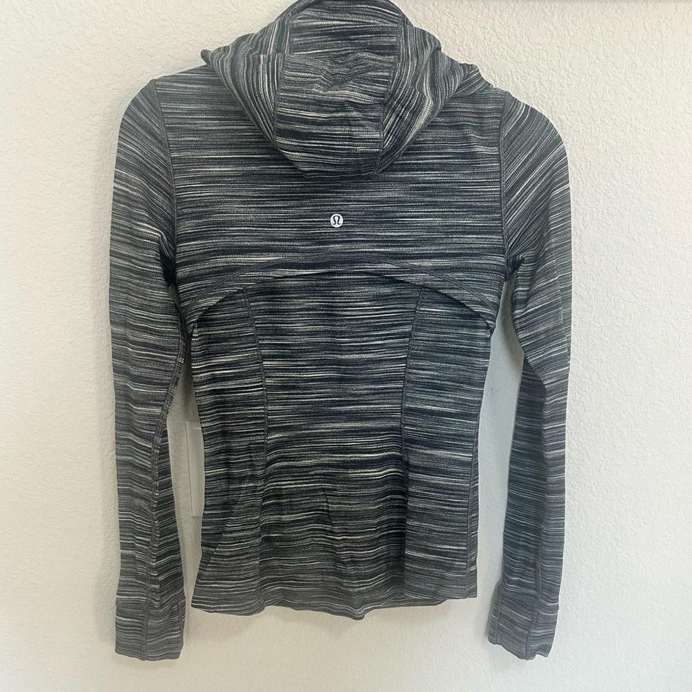 Lululemon Lululemon Hooded Define Jacket Nulu Heathered Black/White 6 Size M / US 6-8 / IT 42-44 - 9 Thumbnail