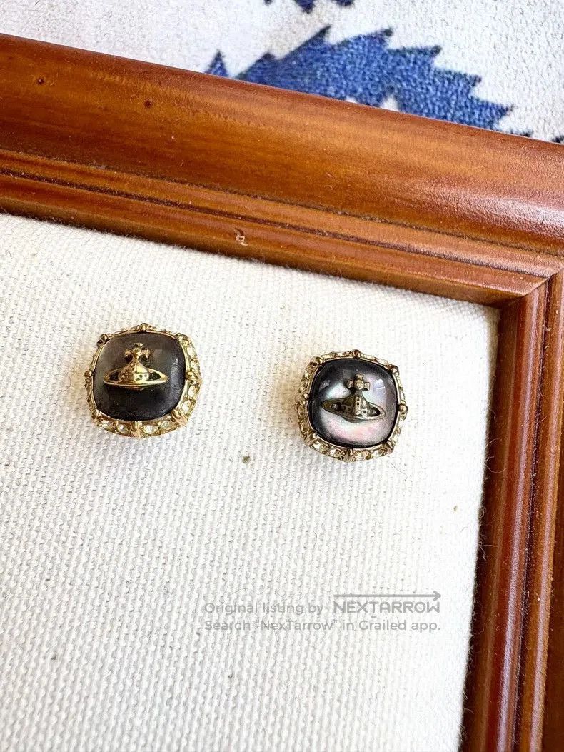 Vivienne Westwood Vivienne Westwood Vintage Moonstone Earrings. Size ONE SIZE - 5 Thumbnail