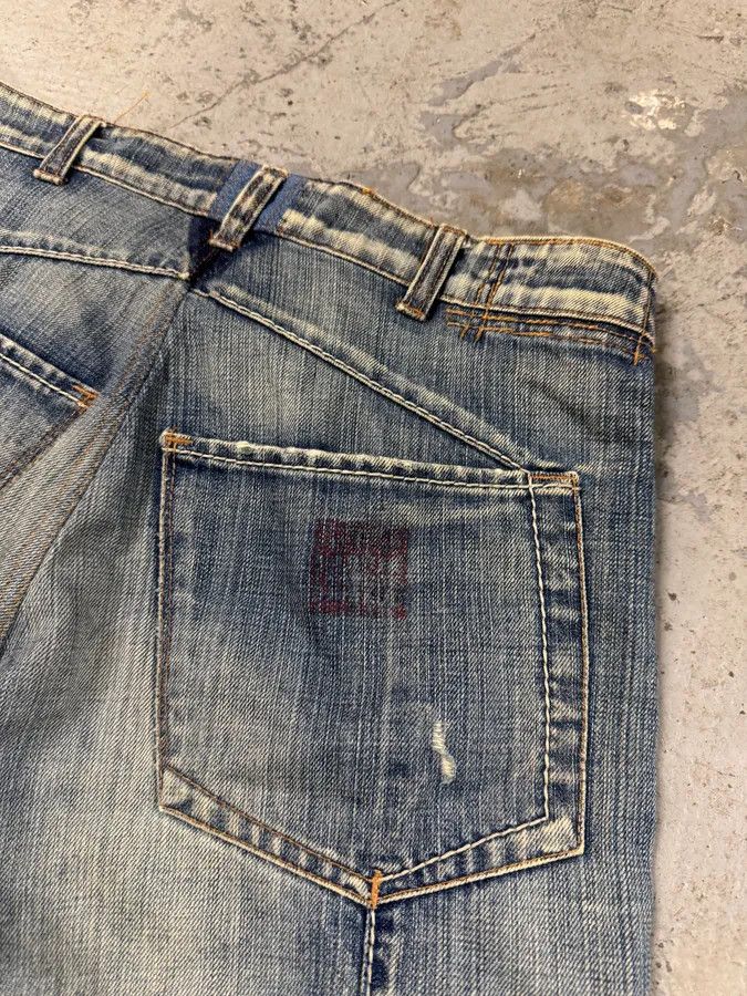 2000s Marithe + Francois Girbaud Blue Faded Jeans