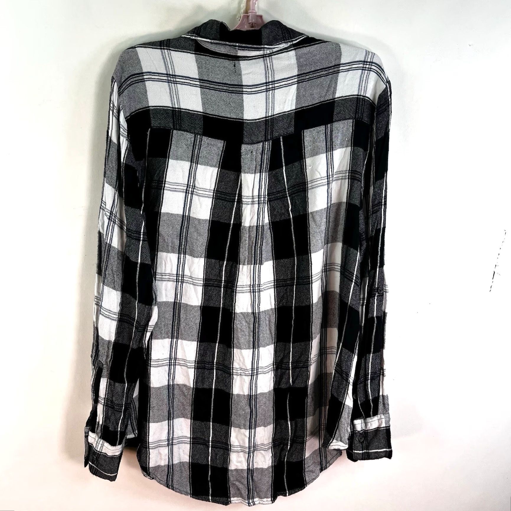 Vintage VINTAGE Lane Bryant Plaid Flannel Shirt Womens Size 18 Long Sleeve Casual Comfort Size XXL / US 16-18 / IT 52-54 - 6 Thumbnail