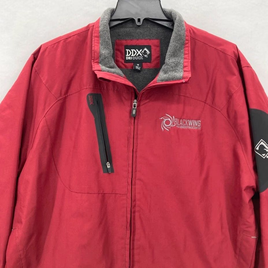 Logo 7 DRI DUCK DDX Glacer Ripstop Jacket Mens M Red Polar Fleece Lined Blackwing Logo Jacket Size US M / EU 48-50 / 2 - 2 Thumbnail