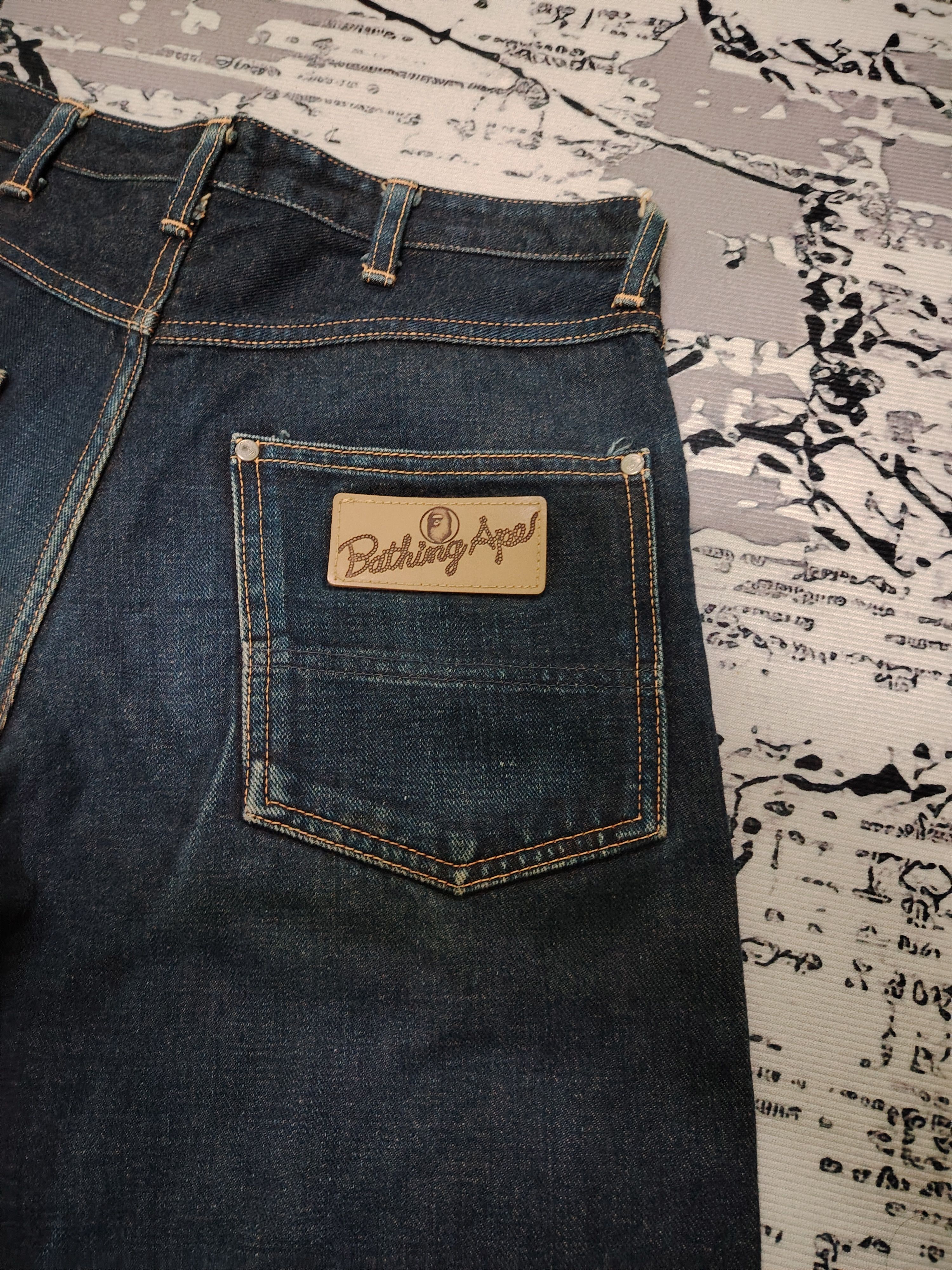 Bape BAPE Selvedge Jeans Size US 29 - 6 Thumbnail