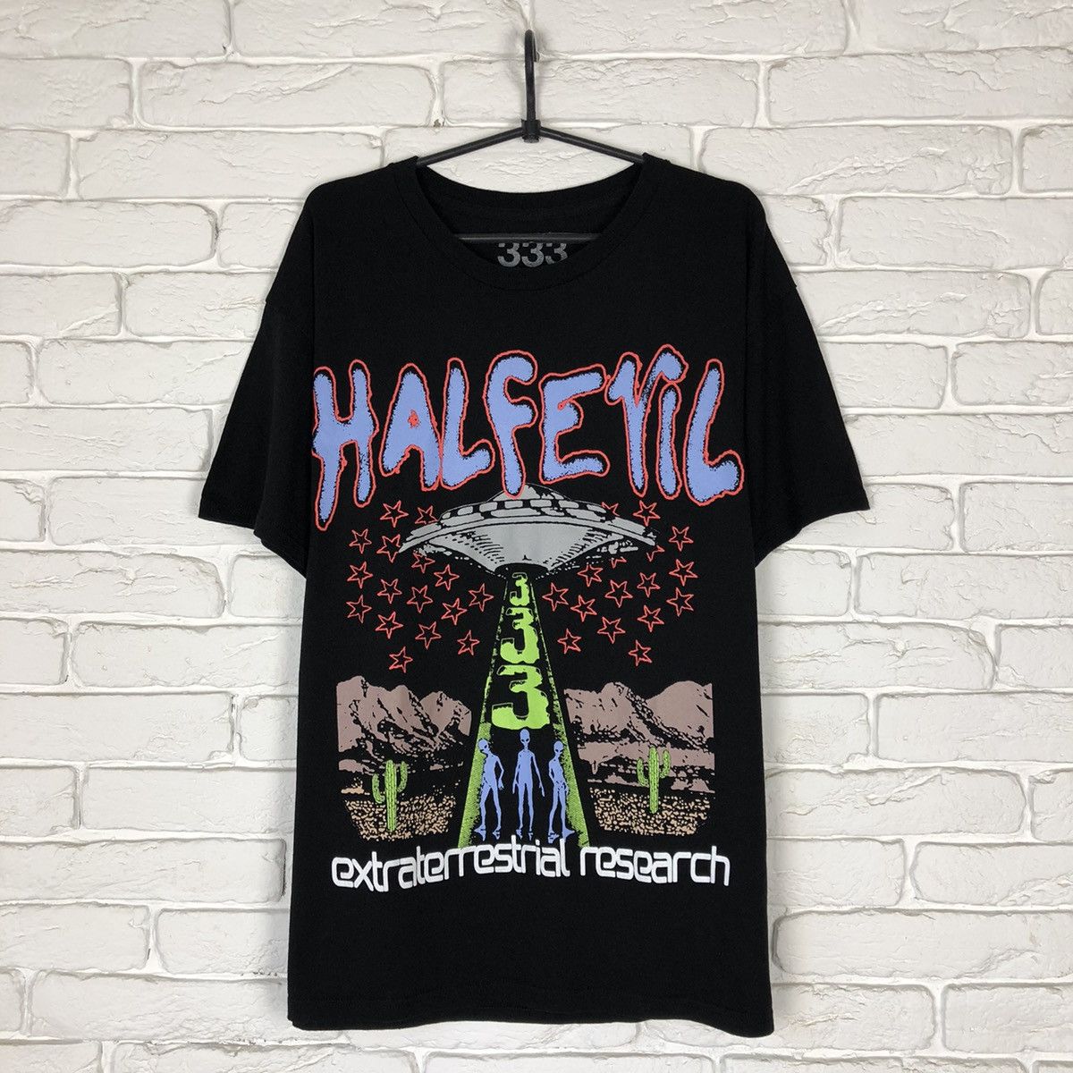 Half Evil Half Evil extraterrestrial research tee t shirt Size US L / EU 52-54 / 3 - 1 Thumbnail