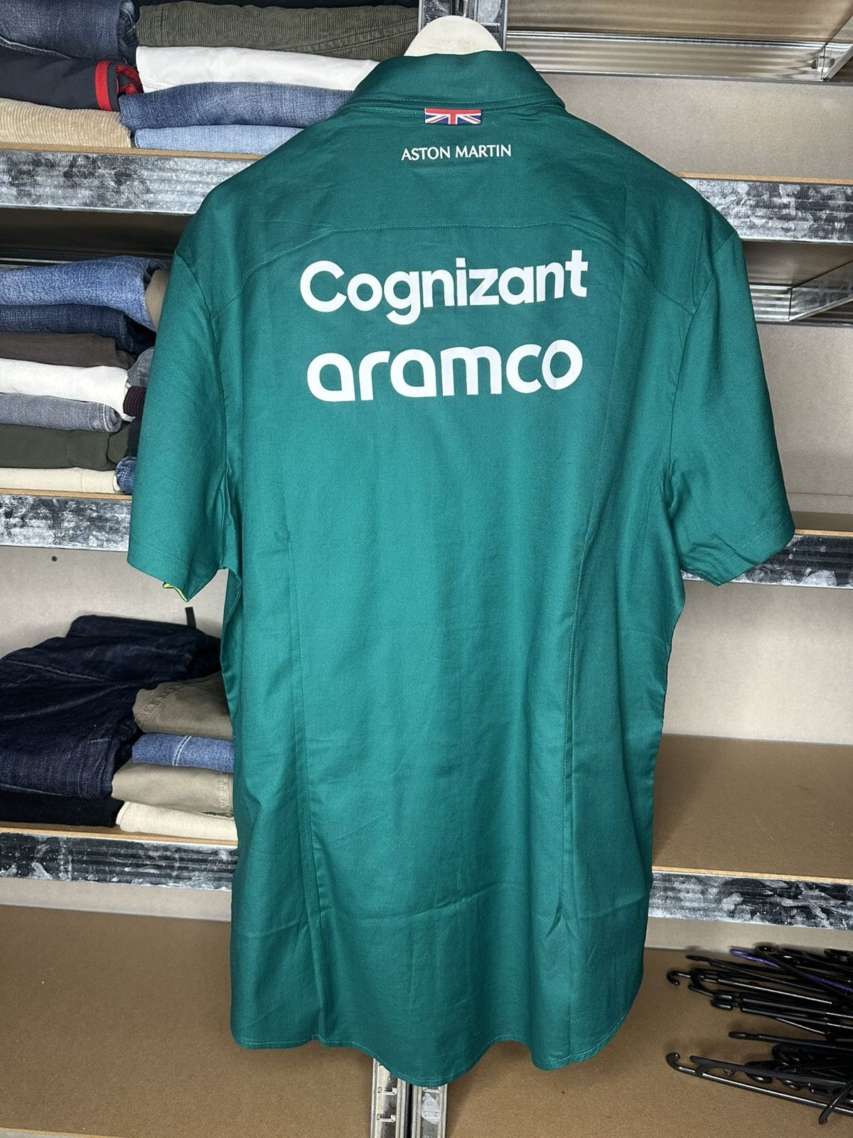 Formula 1 Aston Martin Cognizant F1 Team Shirt XL Official Pelmark Size US XL / EU 56 / 4 - 2 Thumbnail