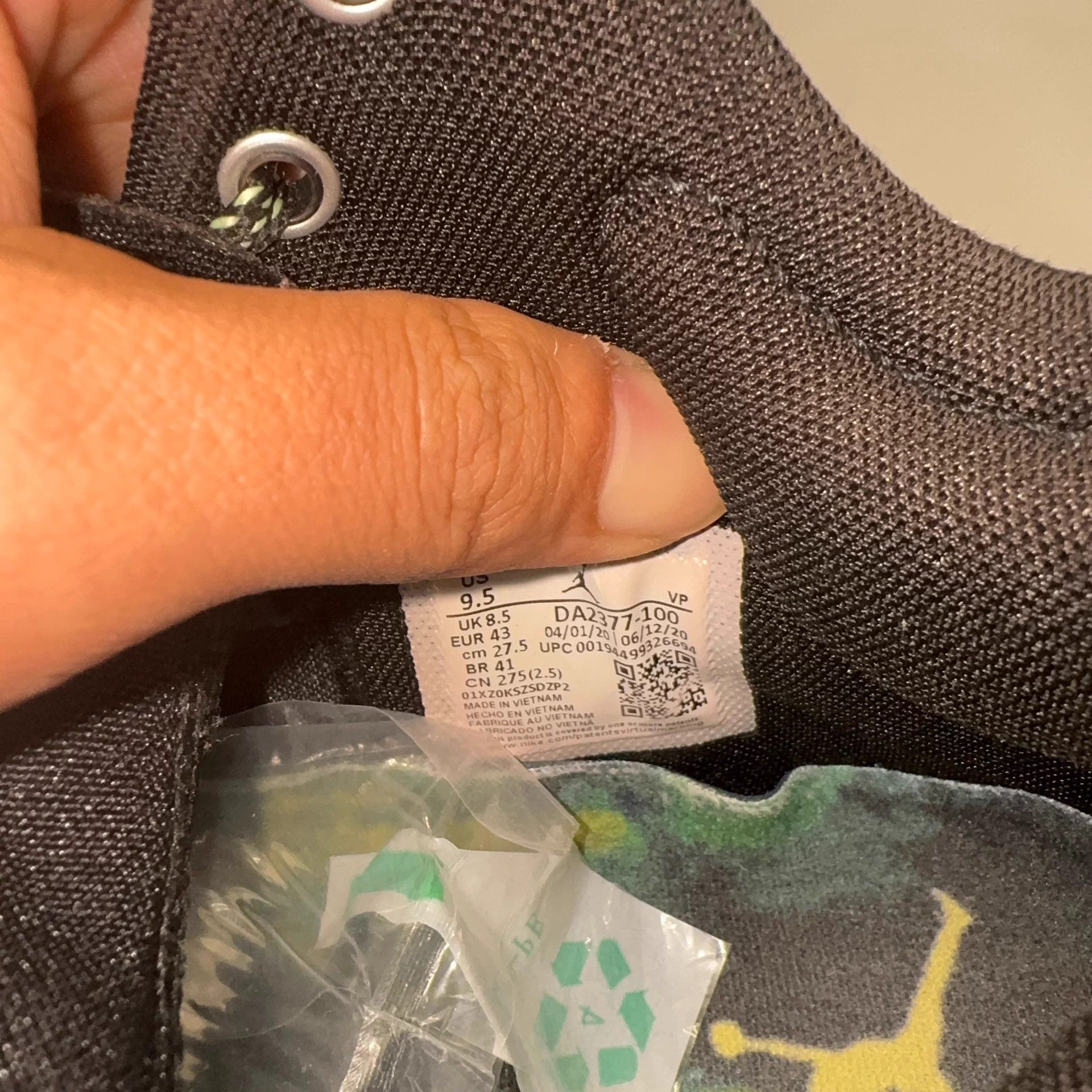 Jordan Brand Jordan AJ35 SP-Z PF Black Silver 43 Near New Size US 10 / EU 43 - 7 Thumbnail