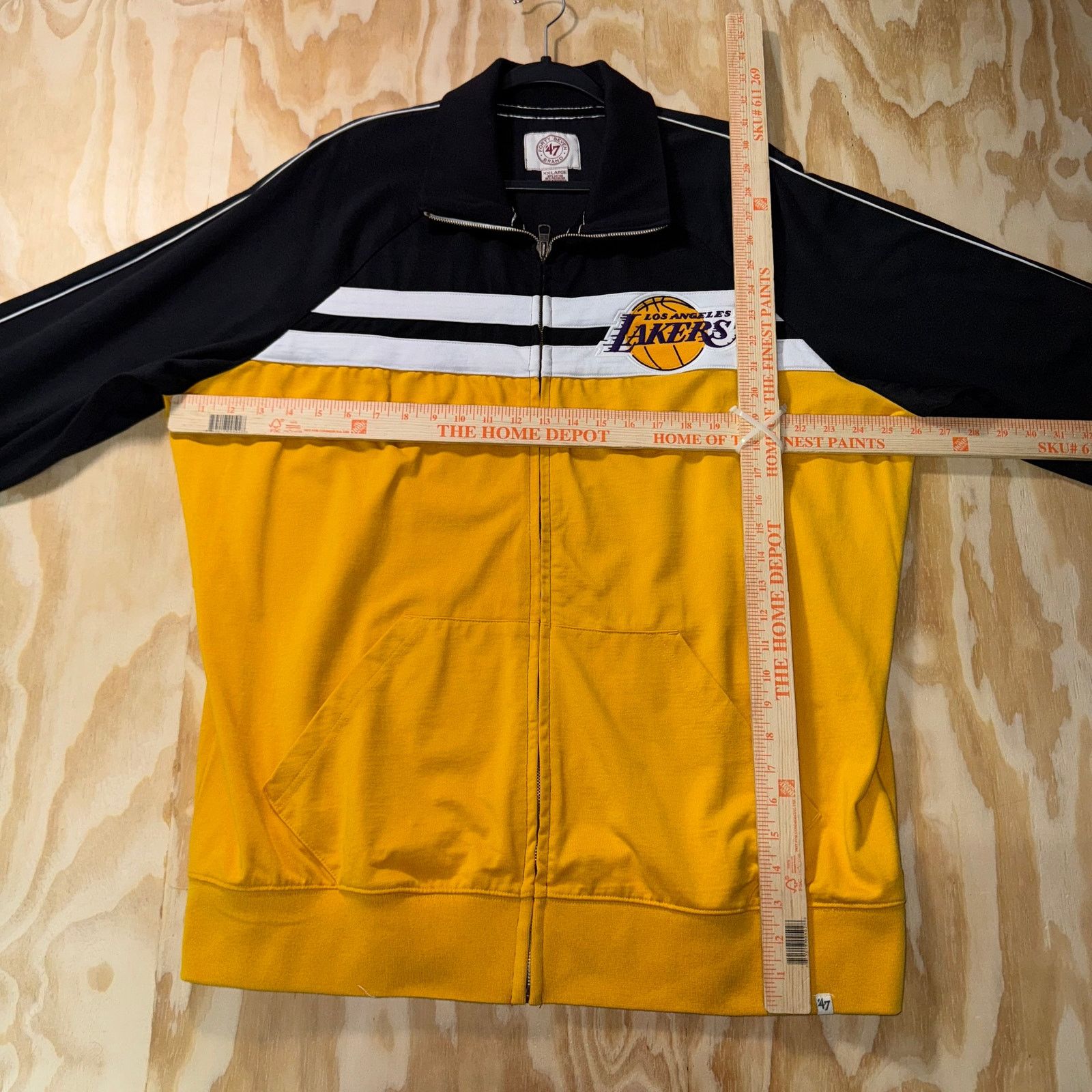 47 Vintage Y2K Los Angeles 47 Lakers NBA 2000s zip track jacket Size US XXL / EU 58 / 5 - 4 Thumbnail