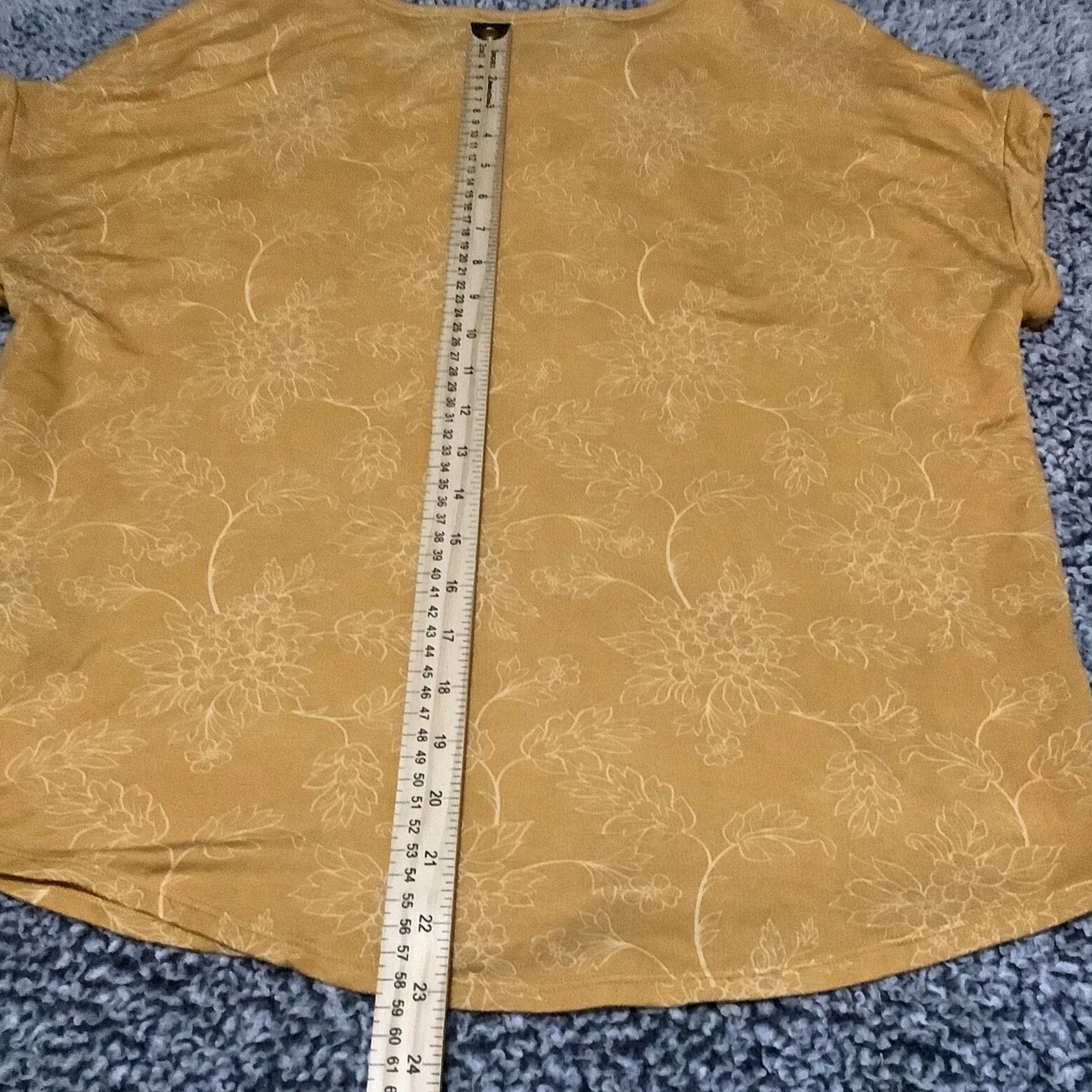 Buffalo David Bitton Buffalo David Bitton Women Shirt S Dolman Top Yellow Knit Short Sleeve Round Neck Cotton? Wait. Size S / US 4 / IT 40 - 7 Thumbnail