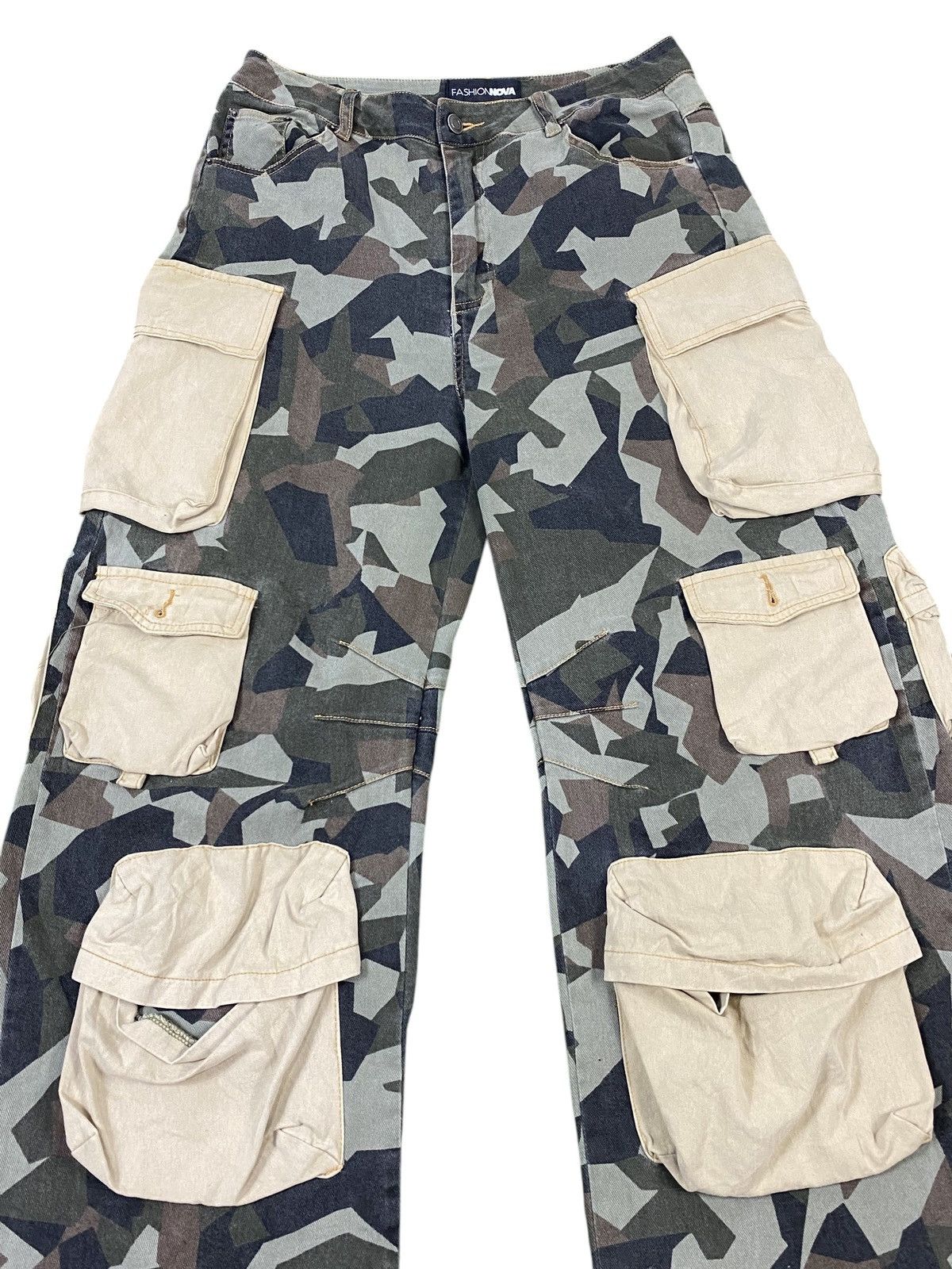 Japanese Brand Fashion nova x baggy multipocket loose fit pants Size US 32 / EU 48 - 5 Thumbnail