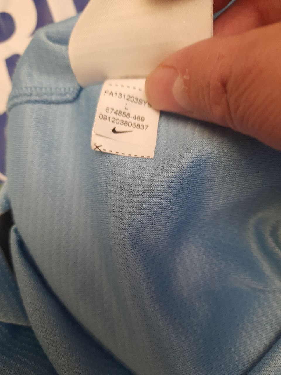 Nike nike Manchester City Jersey 2013-2014 Size US L / EU 52-54 / 3 - 12 Thumbnail
