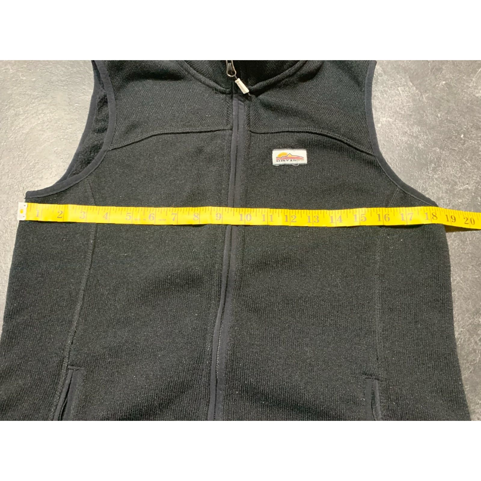 Orvis VINTAGE ORVIS Full Zip Logo Vest Black Womens Medium M Size M / US 6-8 / IT 42-44 - 5 Thumbnail
