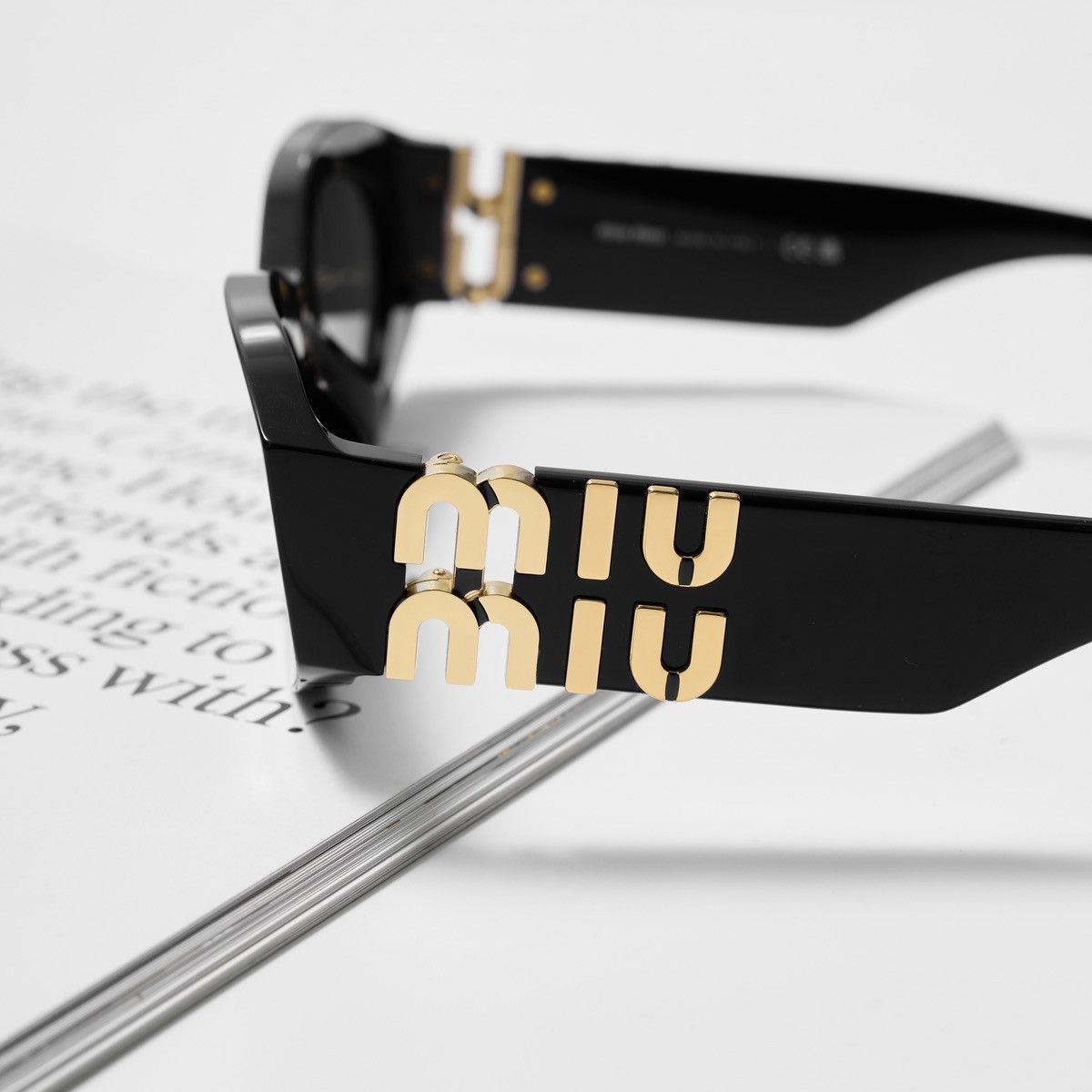 Miu Miu MIU MIU 0MU 11WS 1AB5S0 SUNGLASSES Size ONE SIZE - 3 Thumbnail