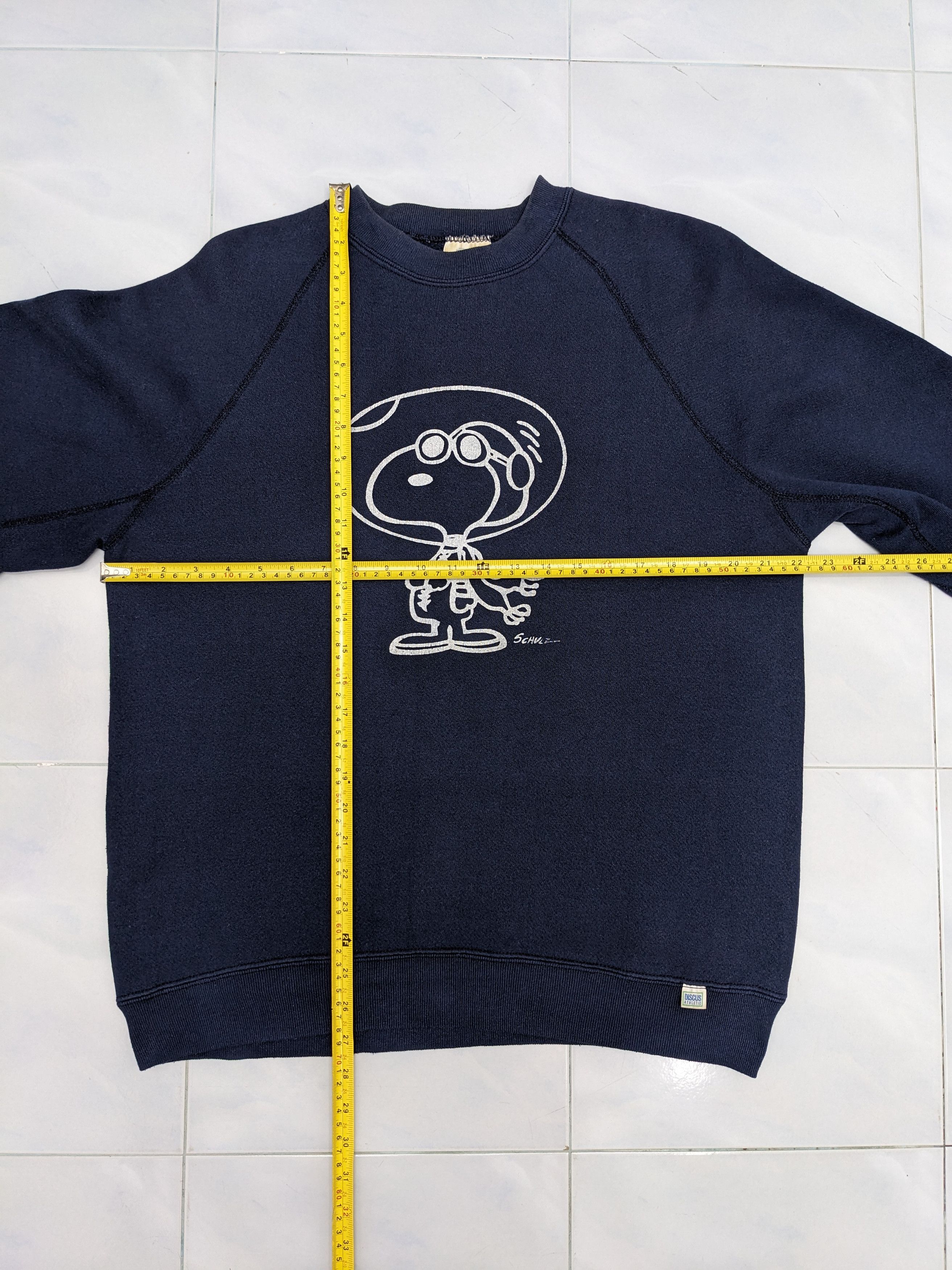 Peanuts Vintage 90s Snoopy Astronaut Flying Ace Graphic Sweatshirt Size US L / EU 52-54 / 3 - 8 Thumbnail